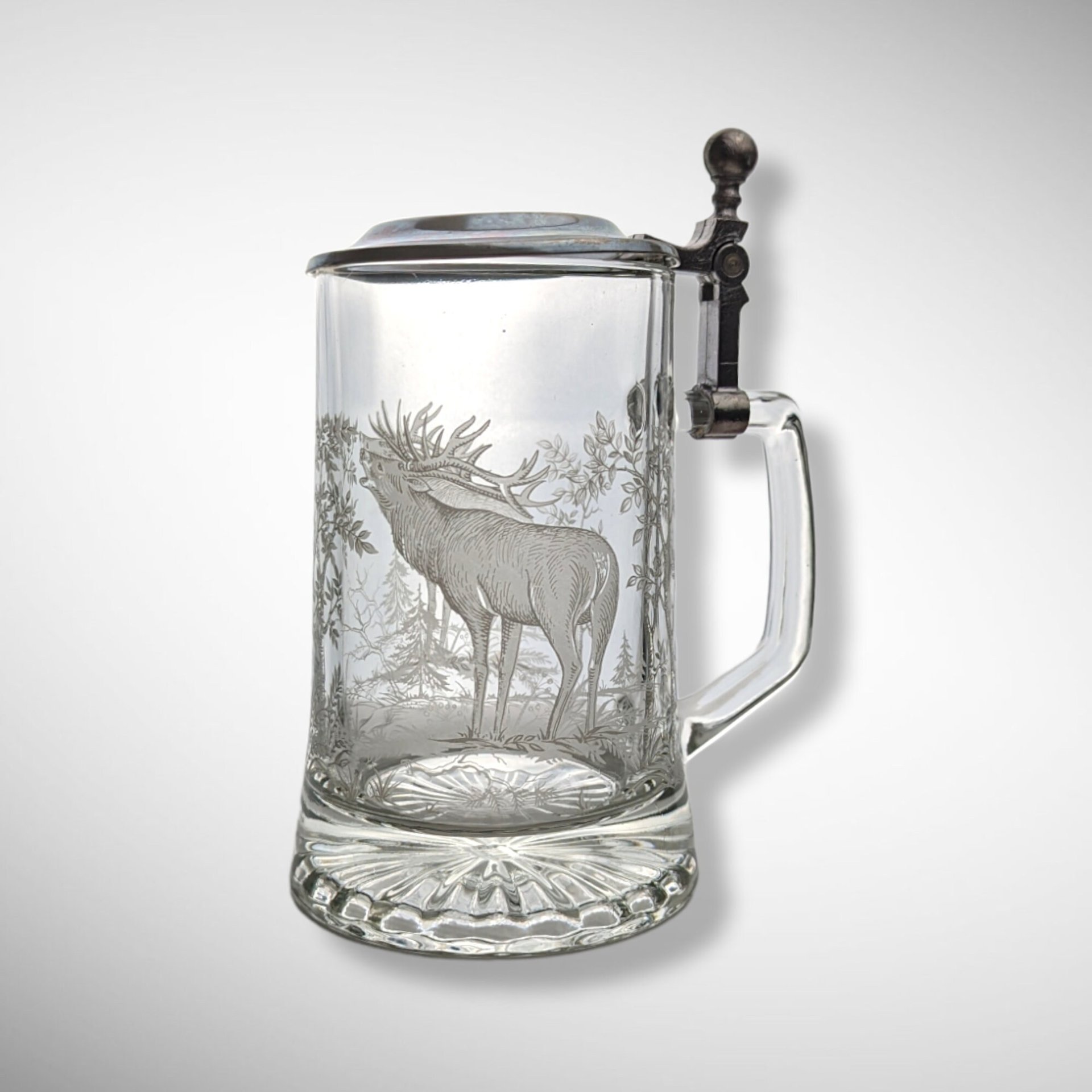 ALWE German Beer Stein with Elk