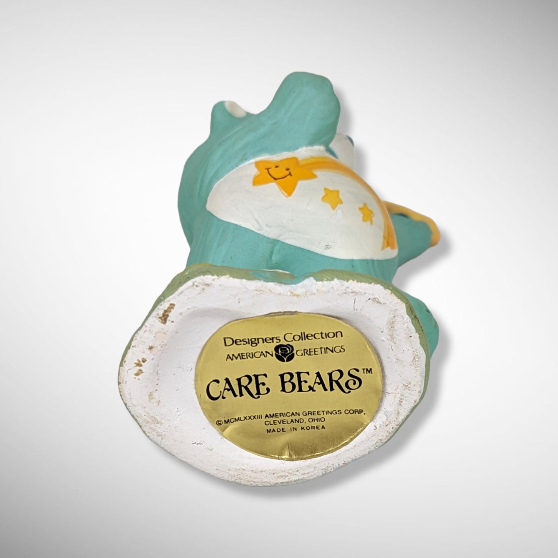 Vintage Care Bear Wish Bear Figurine