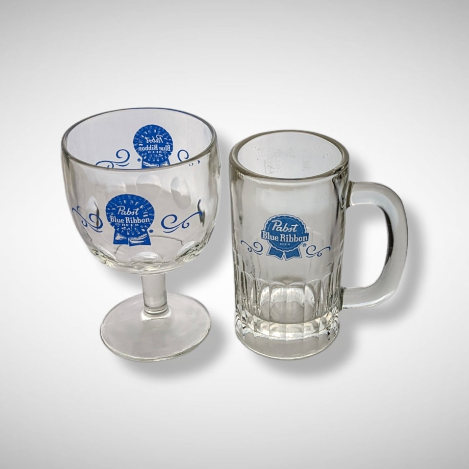 Vintage Pair of Pabst Blue Ribbon Glasses