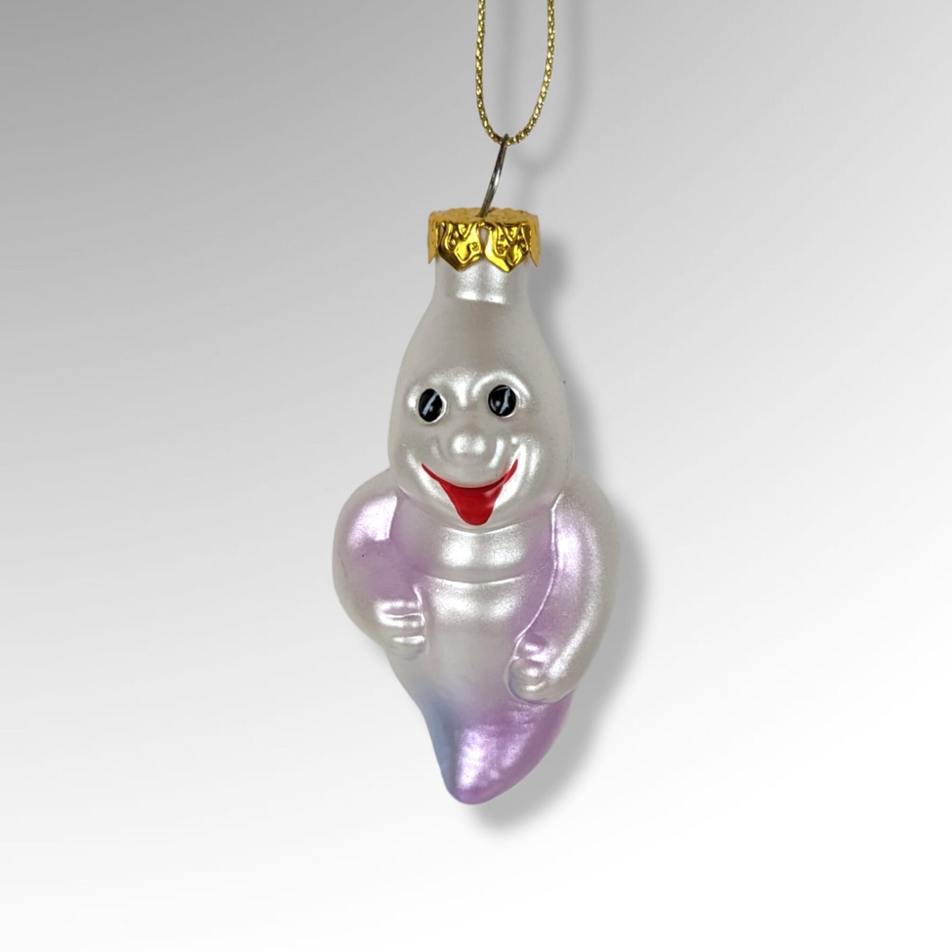 Set of 3 Blown Glass Halloween Ornaments