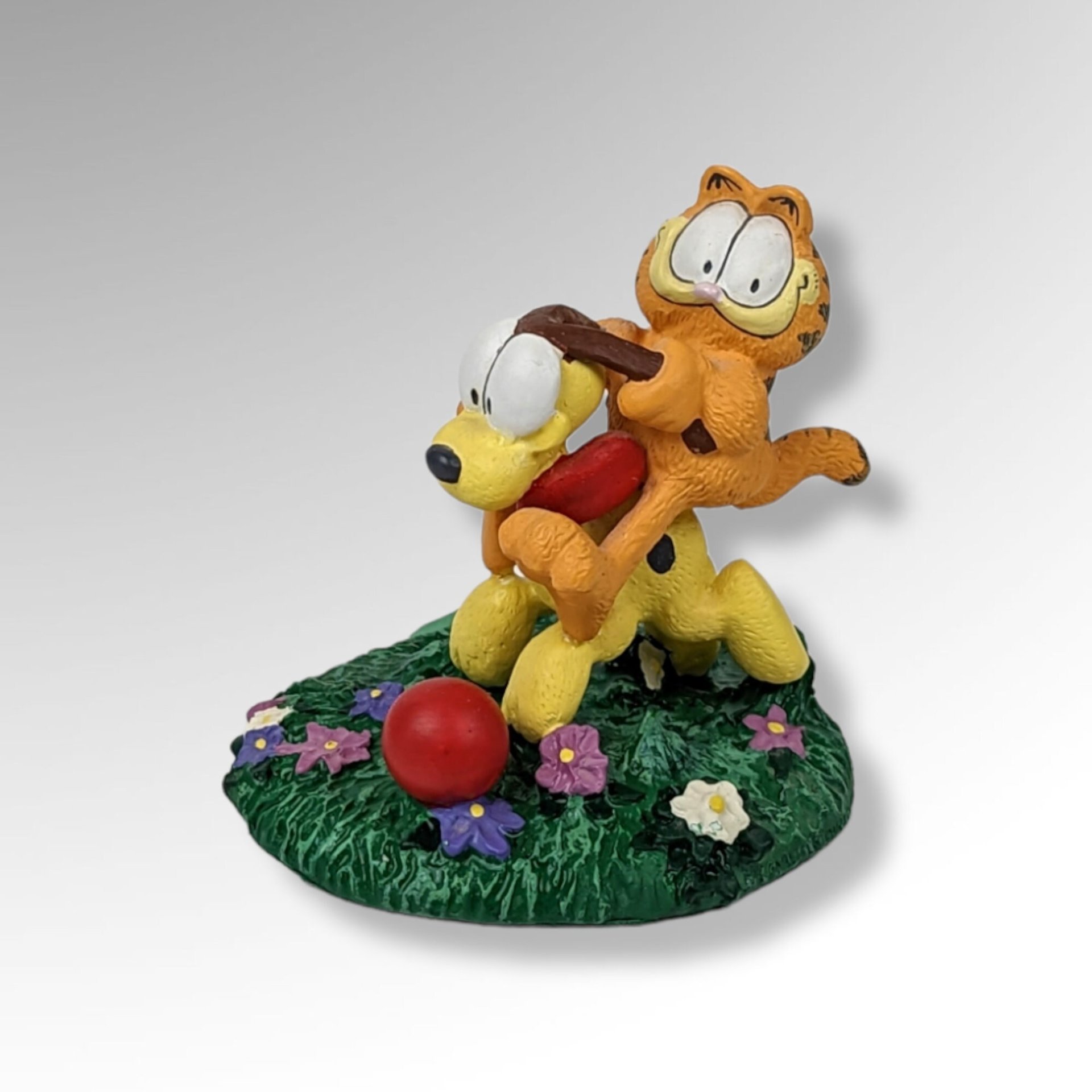 1993 Danbury Mint "Easy Rider" Garfield and Odie Figurine