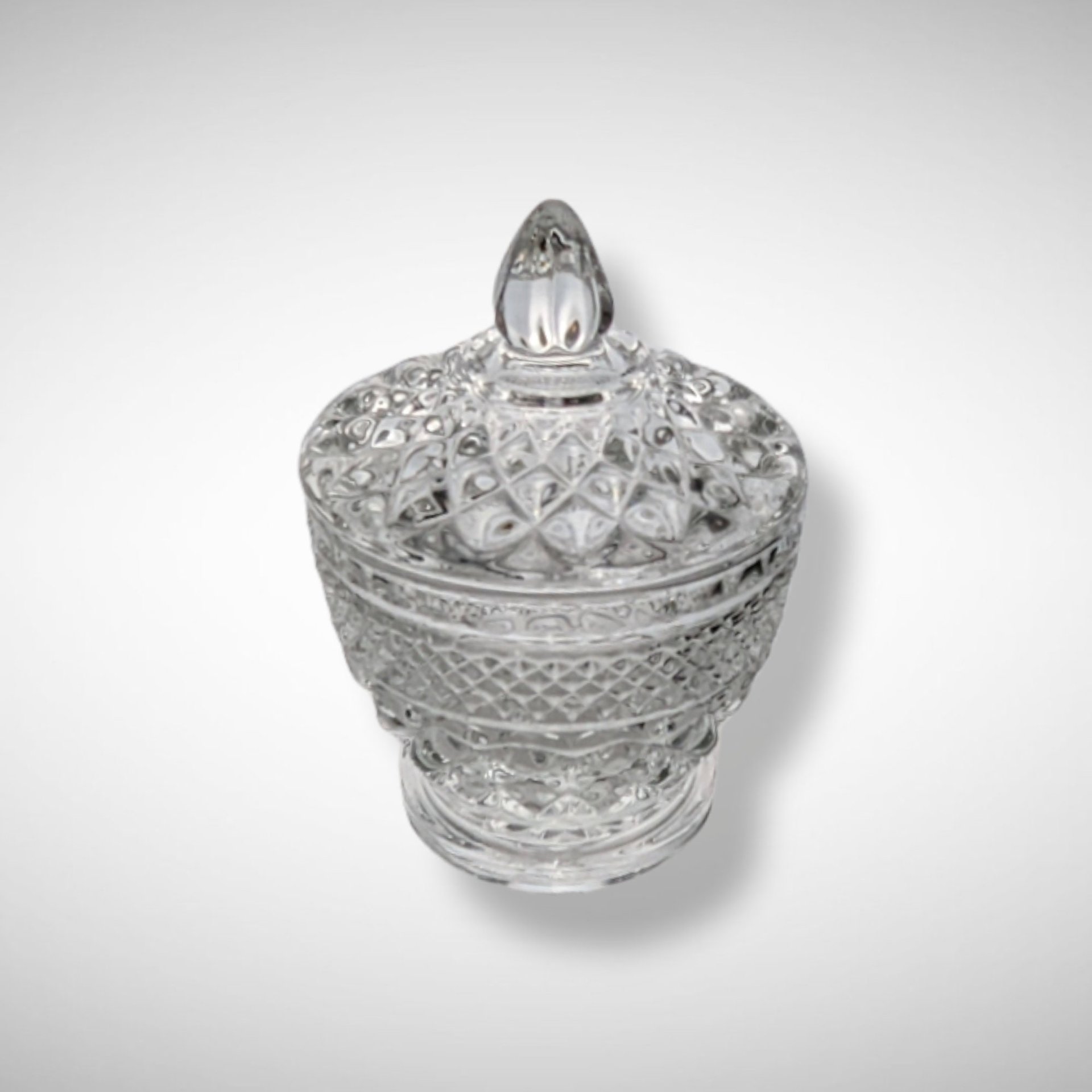 Anchor Hocking Wexford Lidded Sugar Bowl