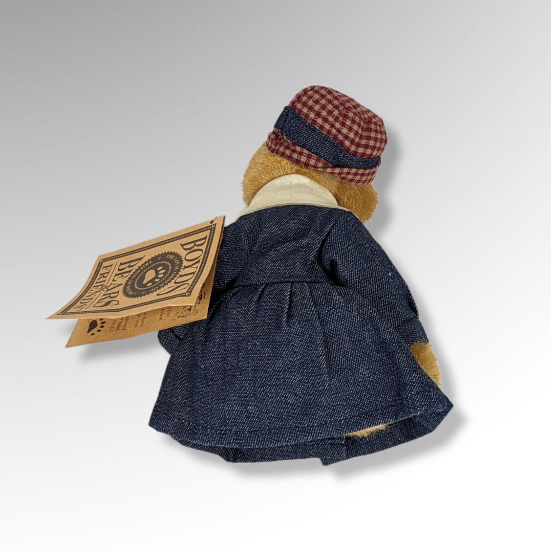 Pair of 1990s Boyds Bears Plush Animals