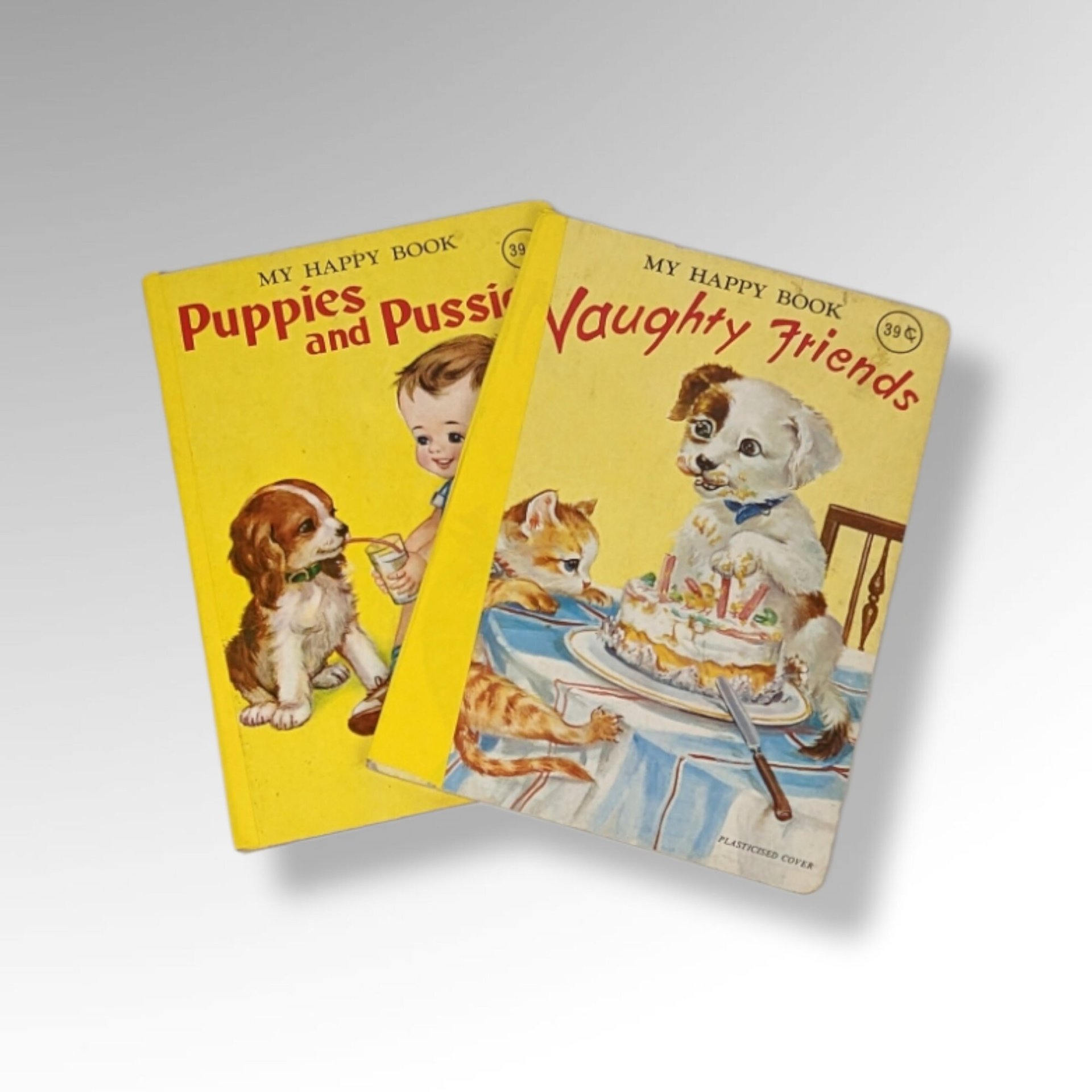 My Happy Books Duo: Puppies & Pussies, Naughty Friends!