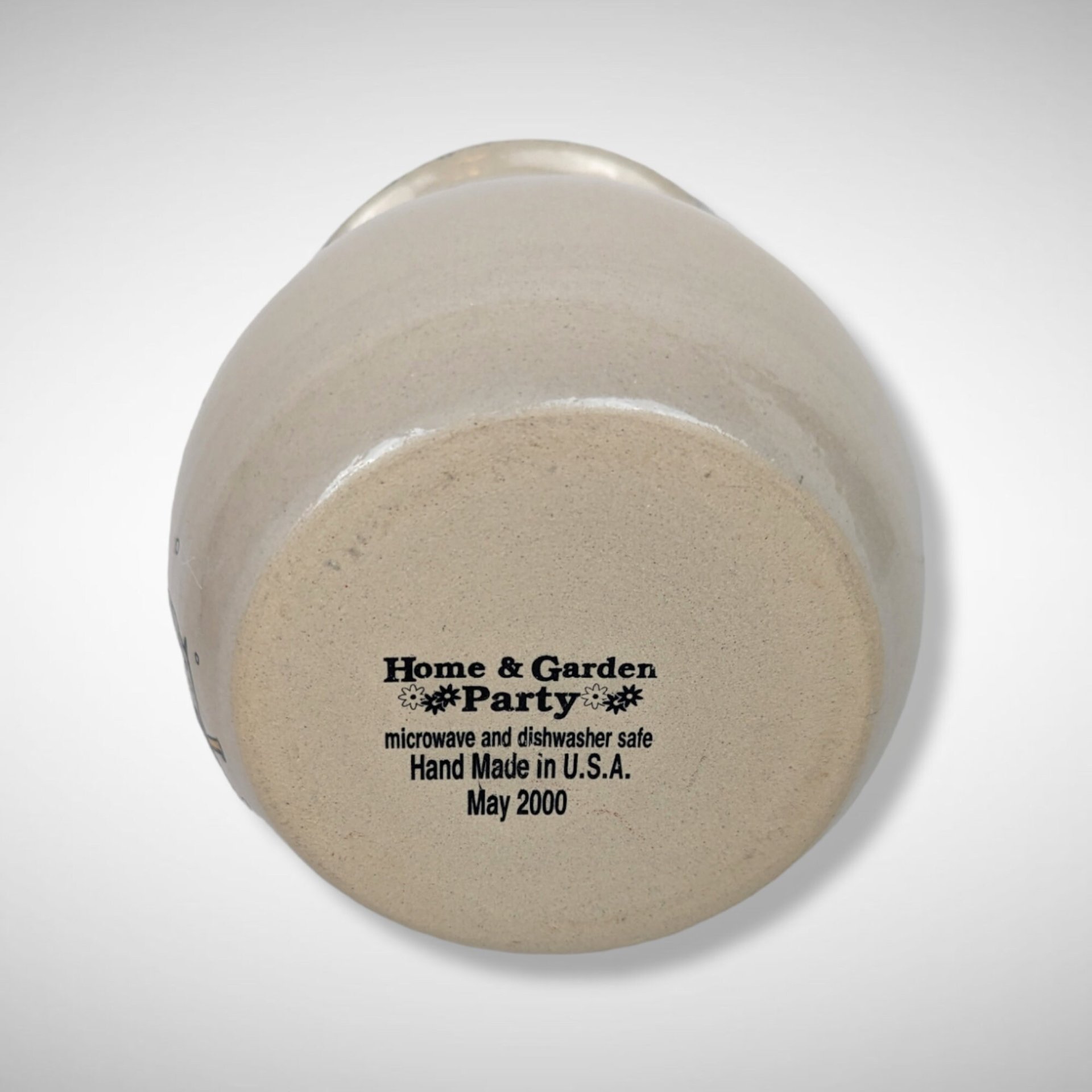 2000 Home and Garden Snowman Ceramic Utensil Holder