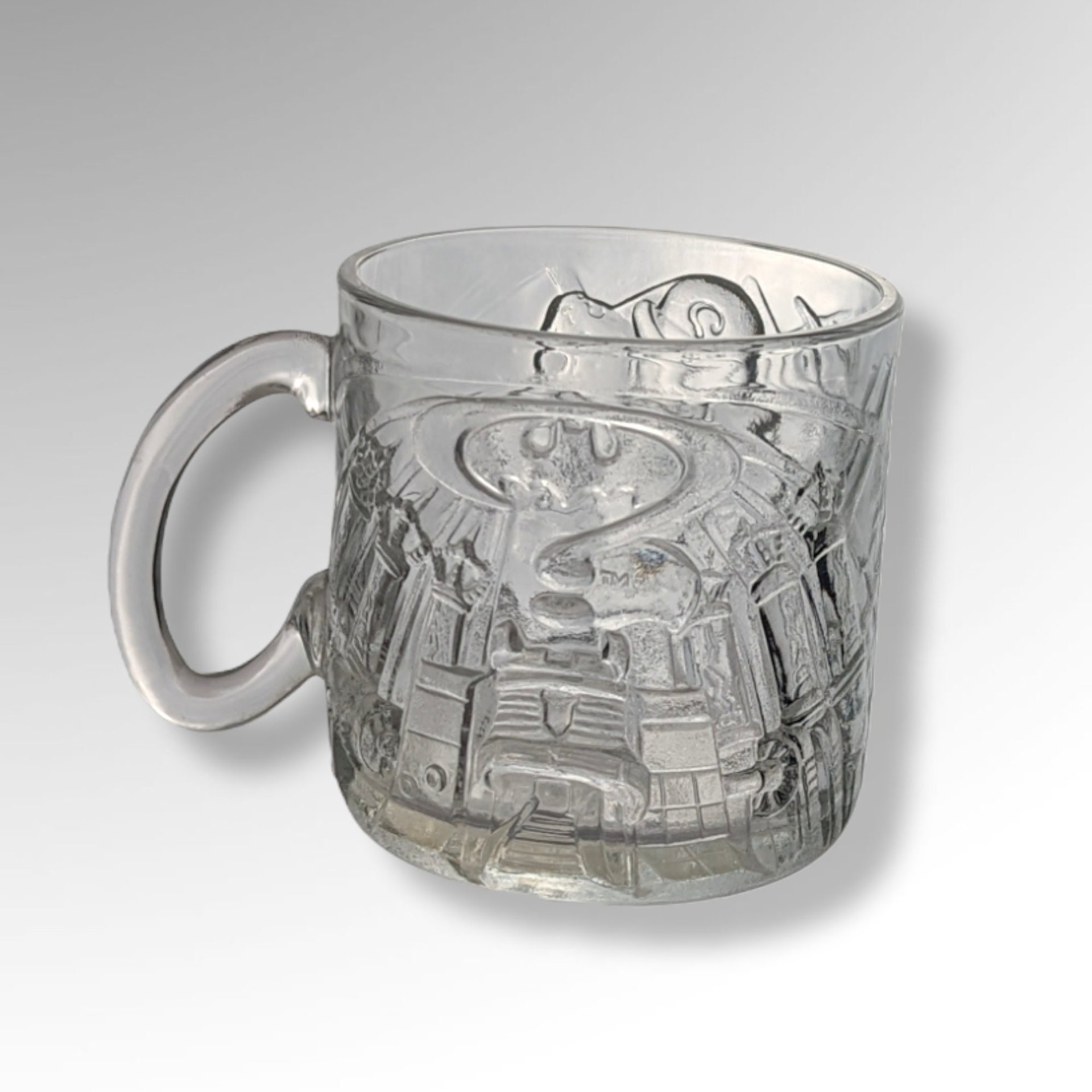 Set of 2 1995 McDonalds Batman Forever Handled Cups