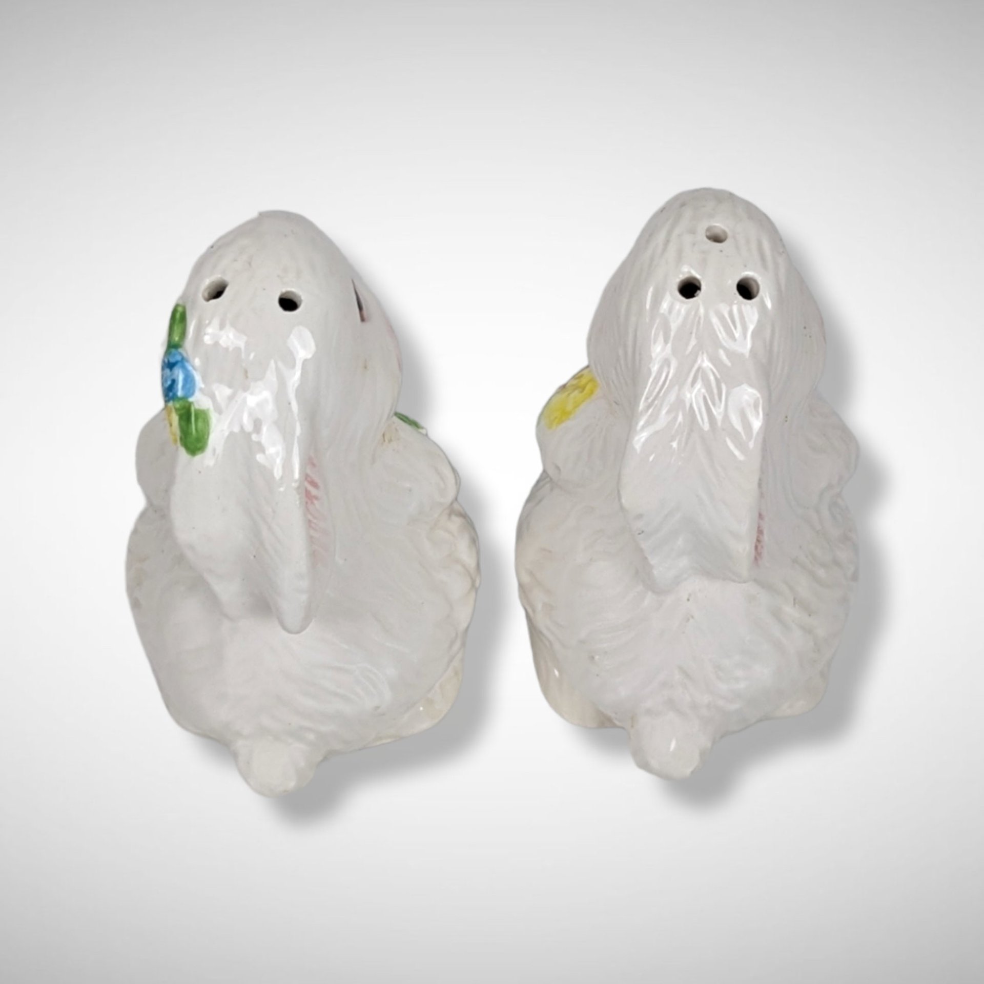 Vintage Bunny Salt and Pepper Shakers