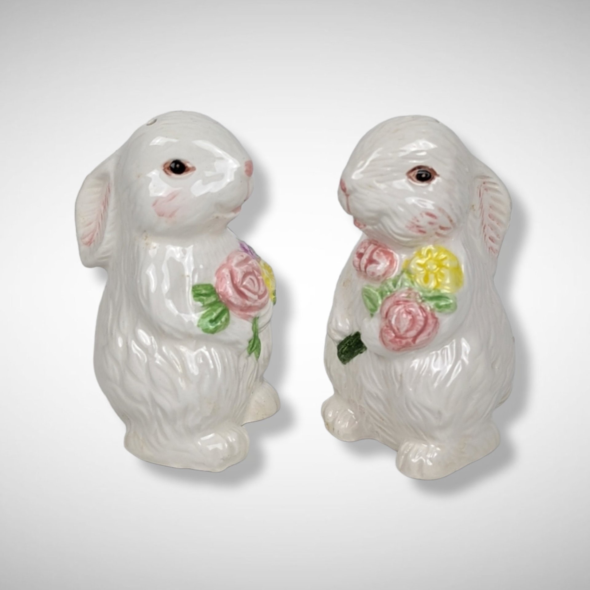 Vintage Bunny Salt and Pepper Shakers