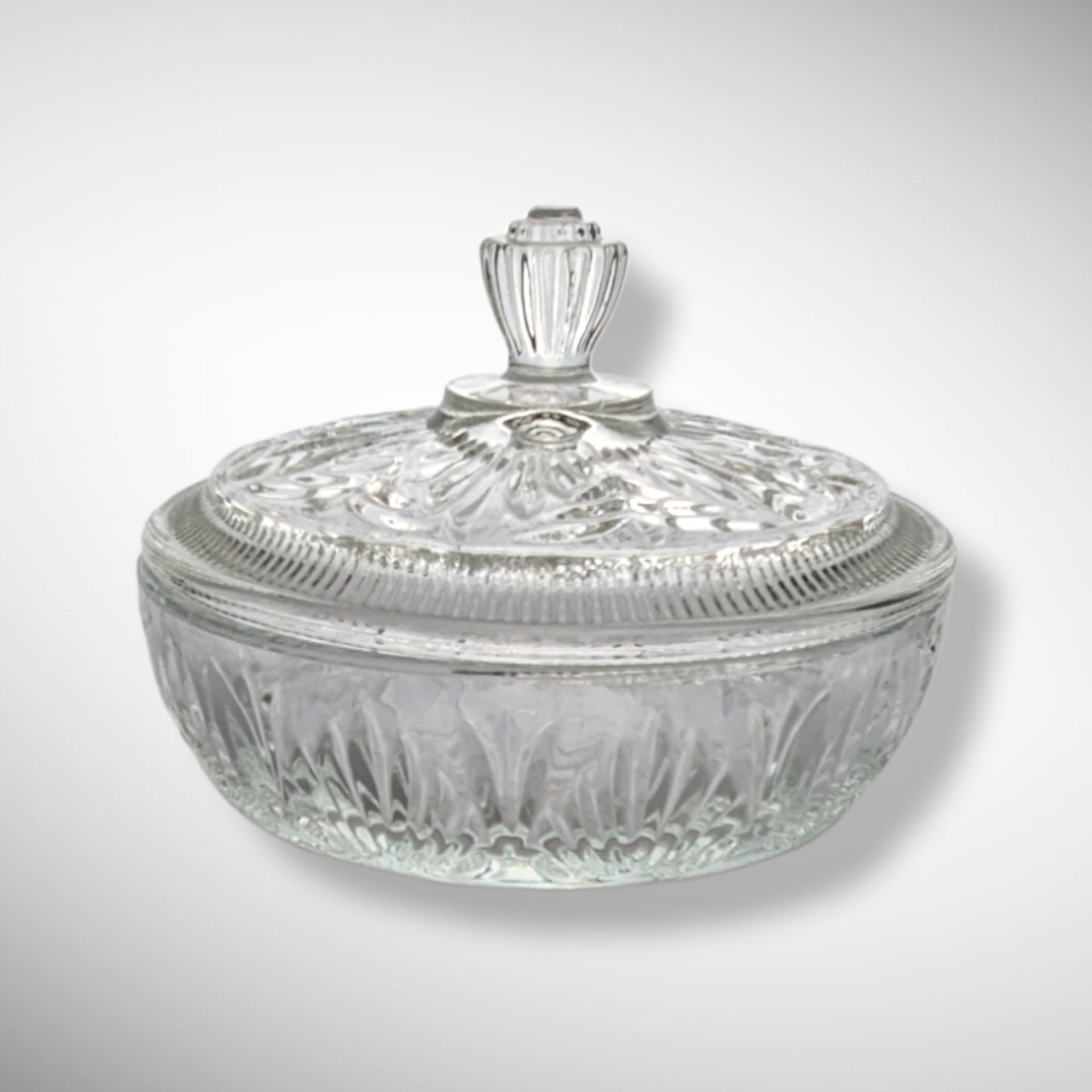 Avon Fostoria Glass Powder Bowl