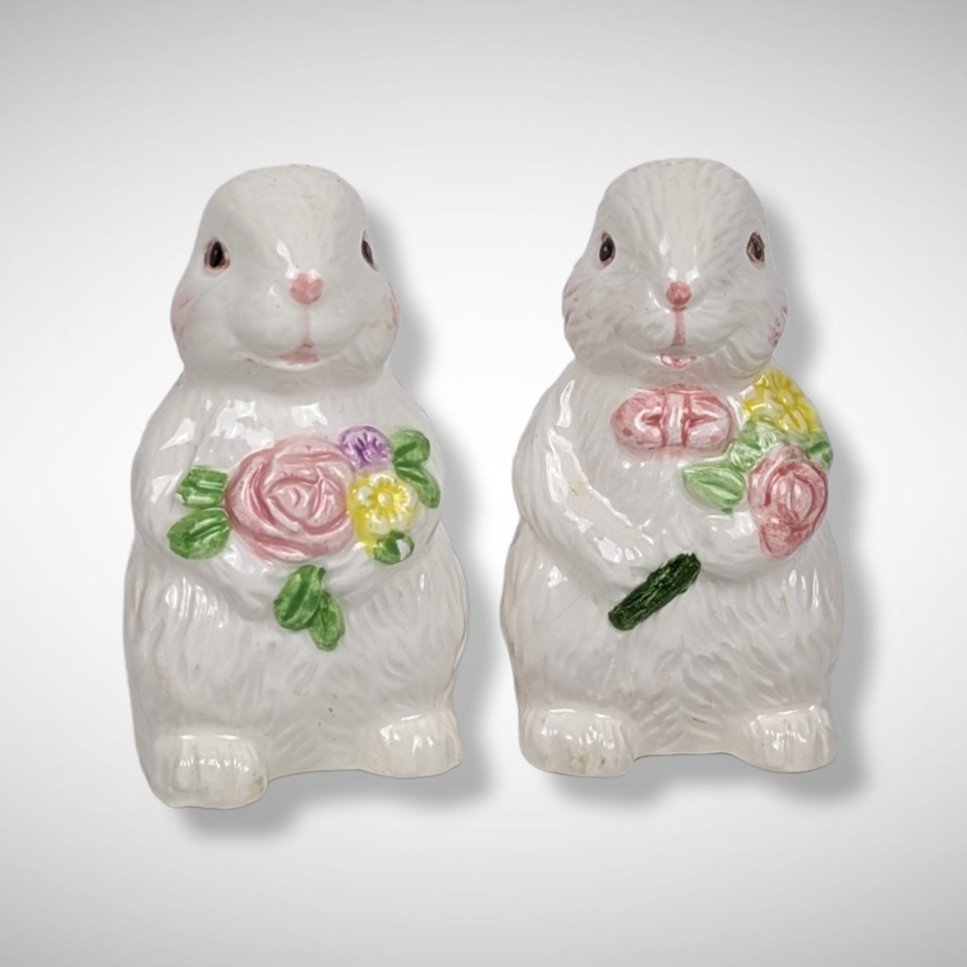 Vintage Bunny Salt and Pepper Shakers