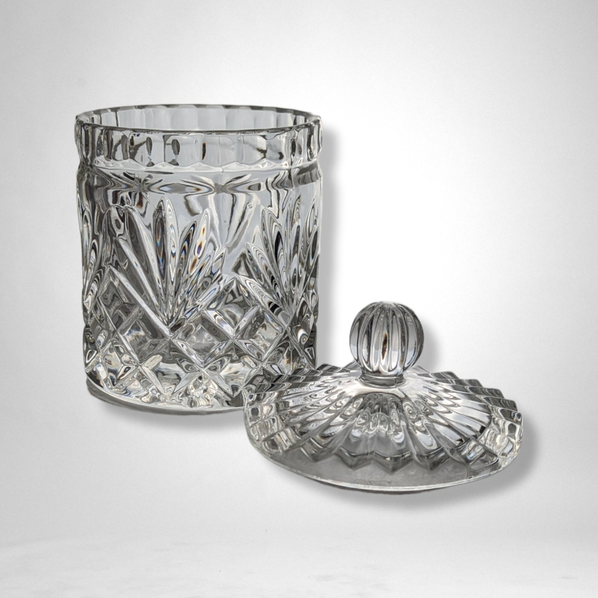 Crystal Candy Jar with Lid
