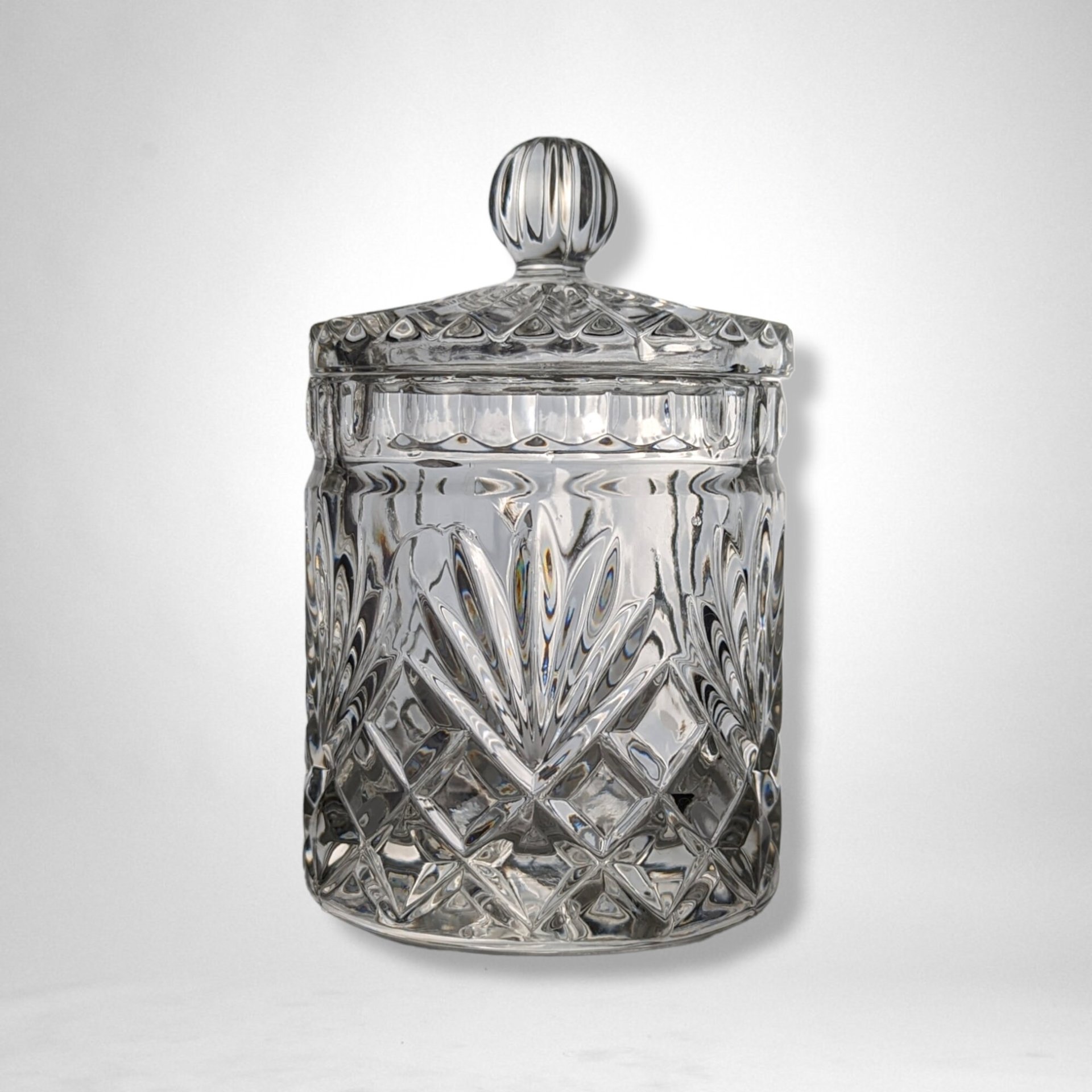 Crystal Candy Jar with Lid