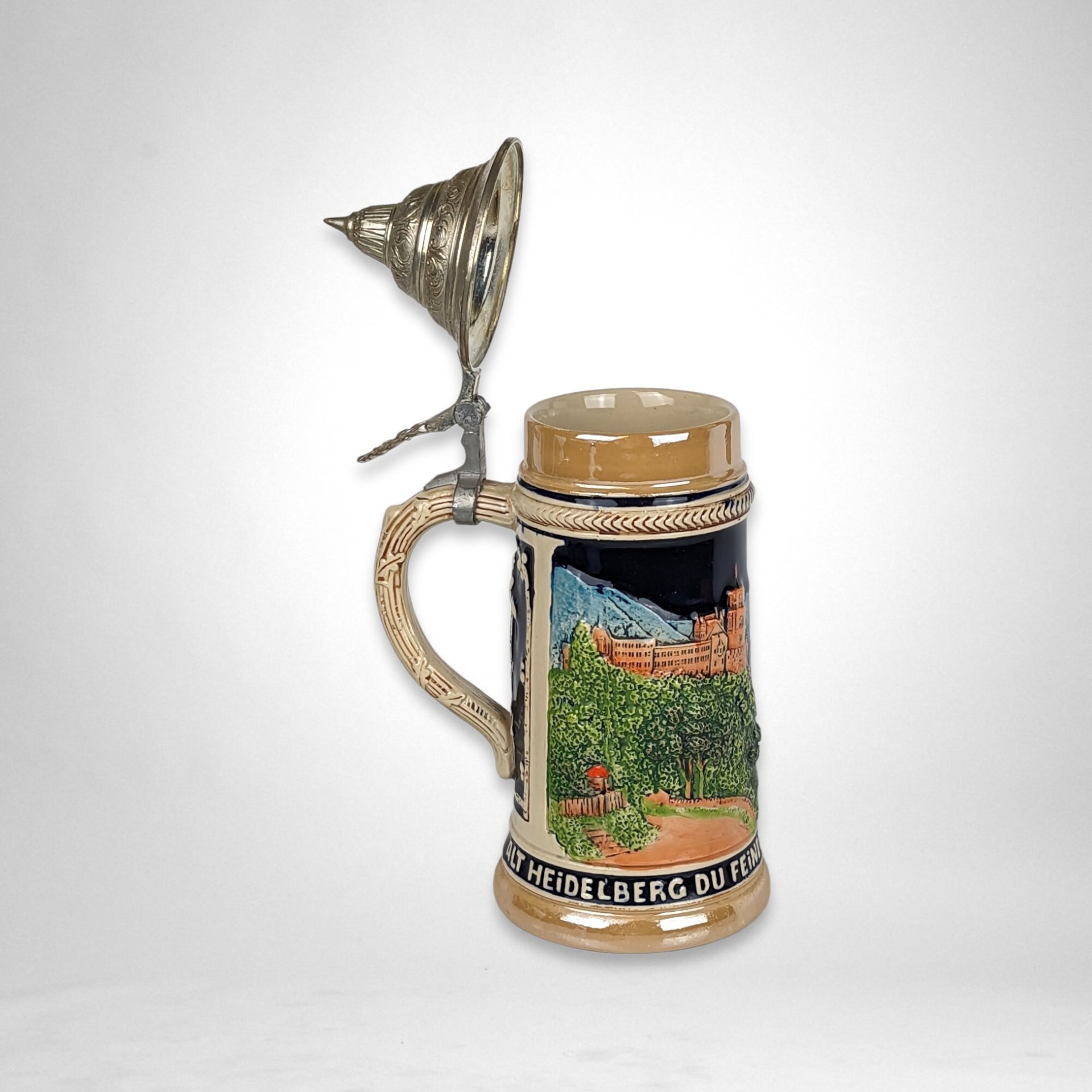 Vintage Ceramic German Beer Stein