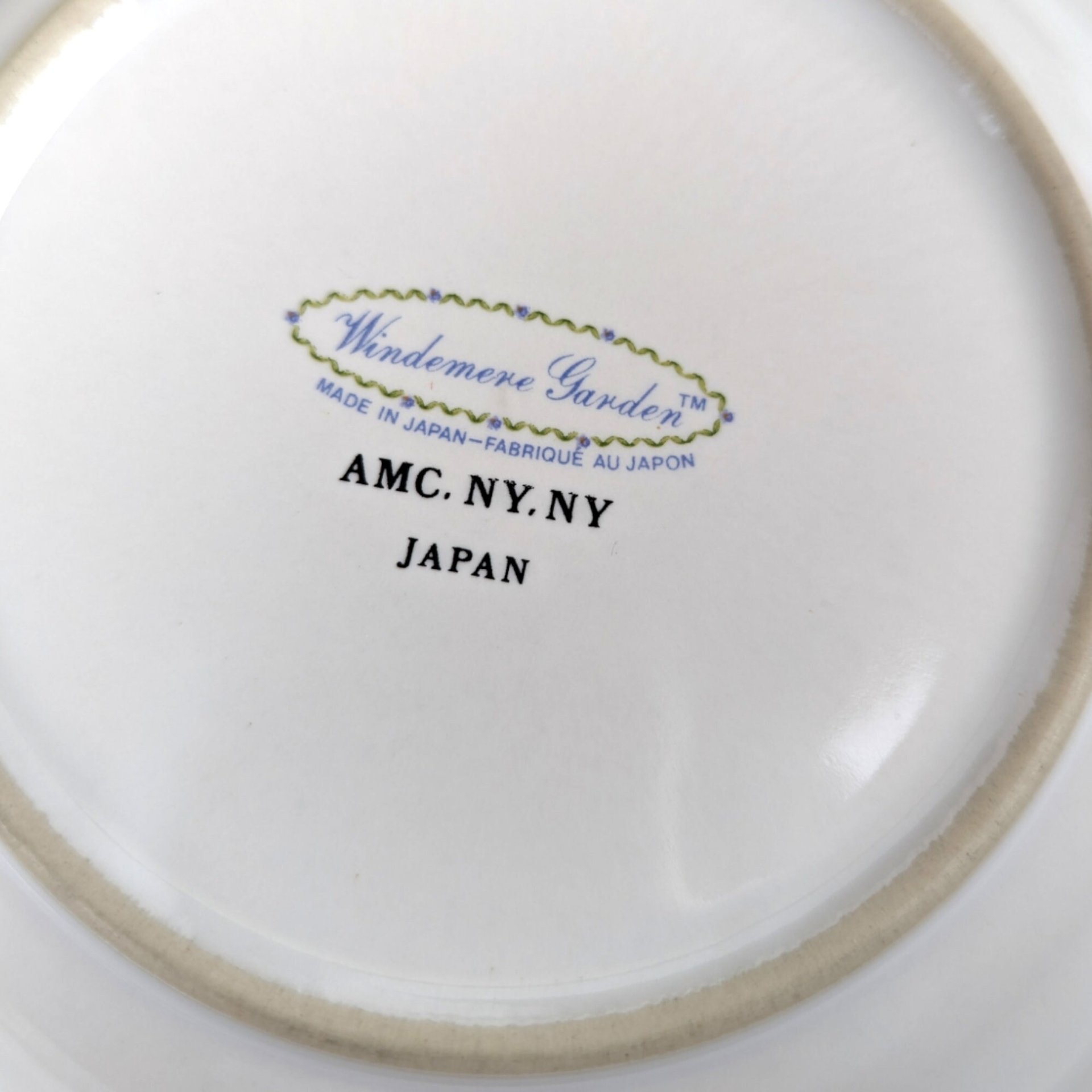 Set of 4 Windemere Garden Floral Cereal Bowls, Japan