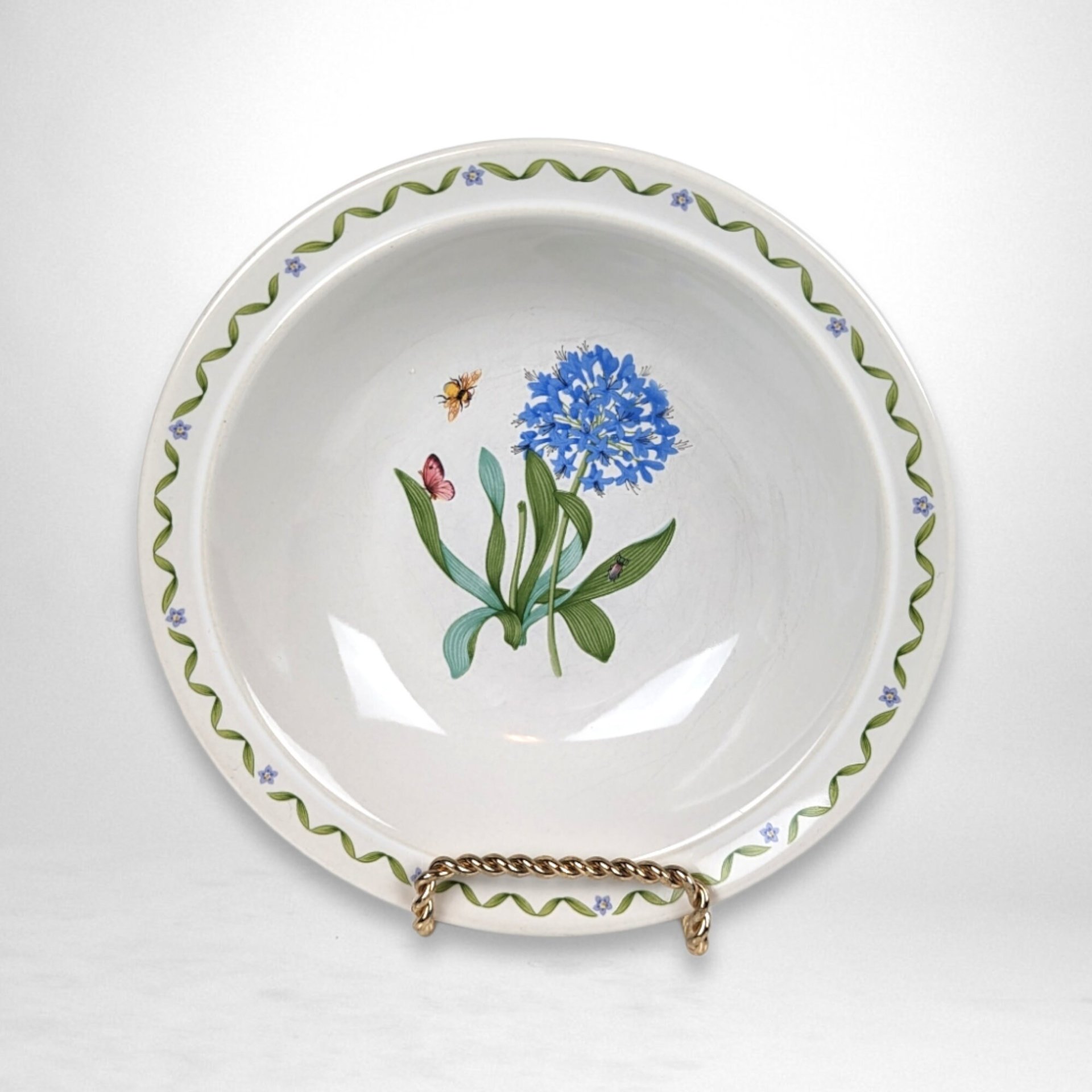 Set of 4 Windemere Garden Floral Cereal Bowls, Japan