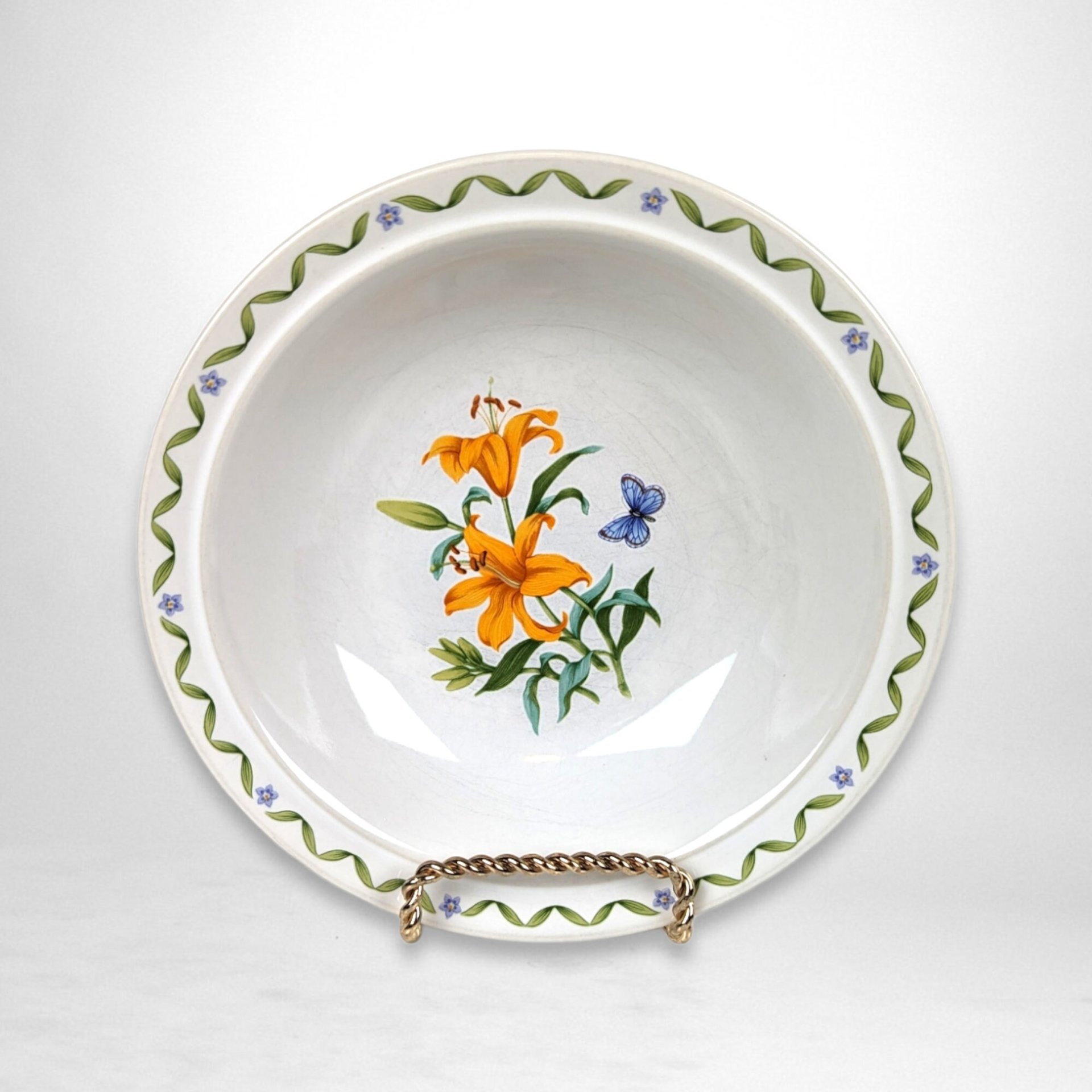 Set of 4 Windemere Garden Floral Cereal Bowls, Japan