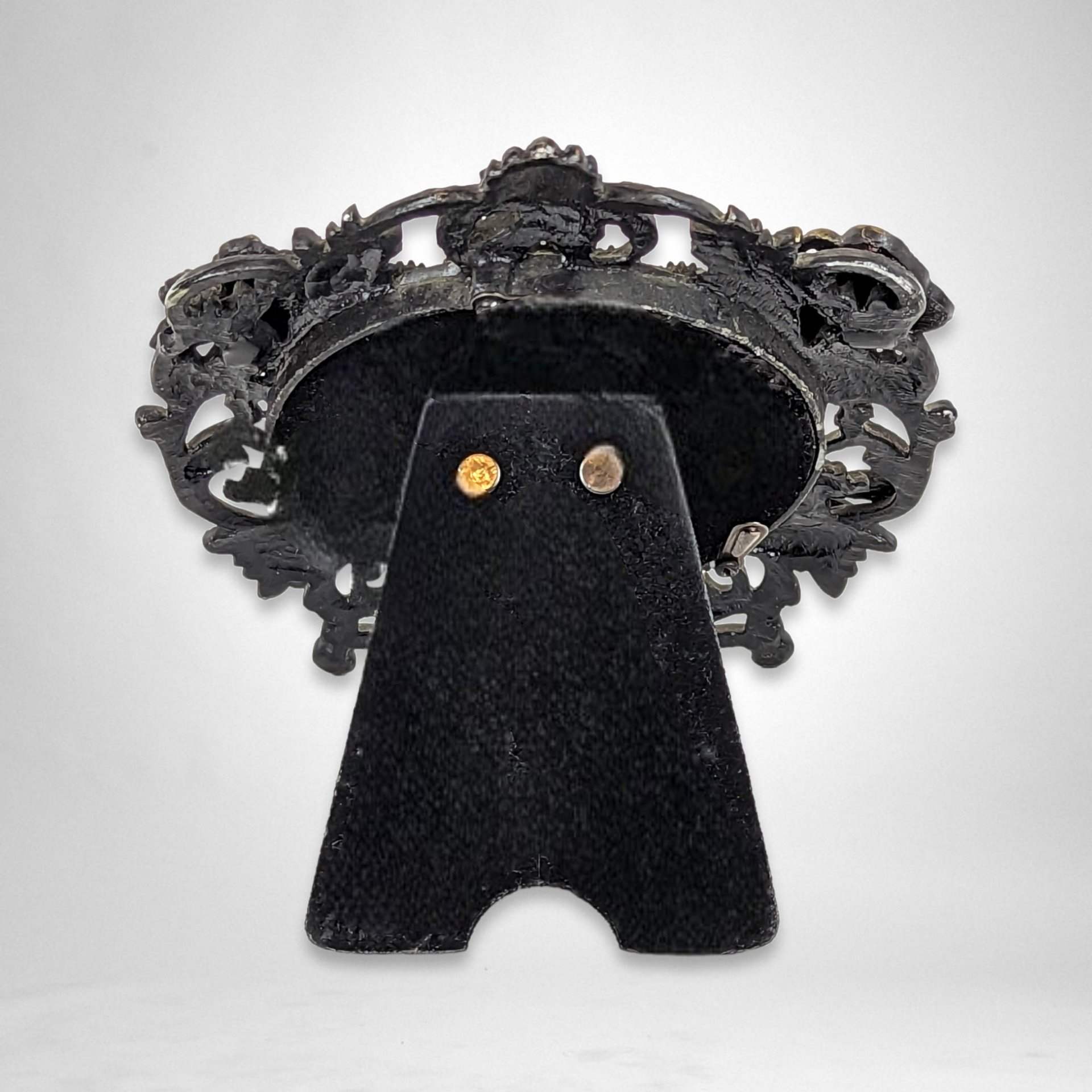 Metal Picture Frame with Crystal and Enamel Butterfly & Dragonfly Accents