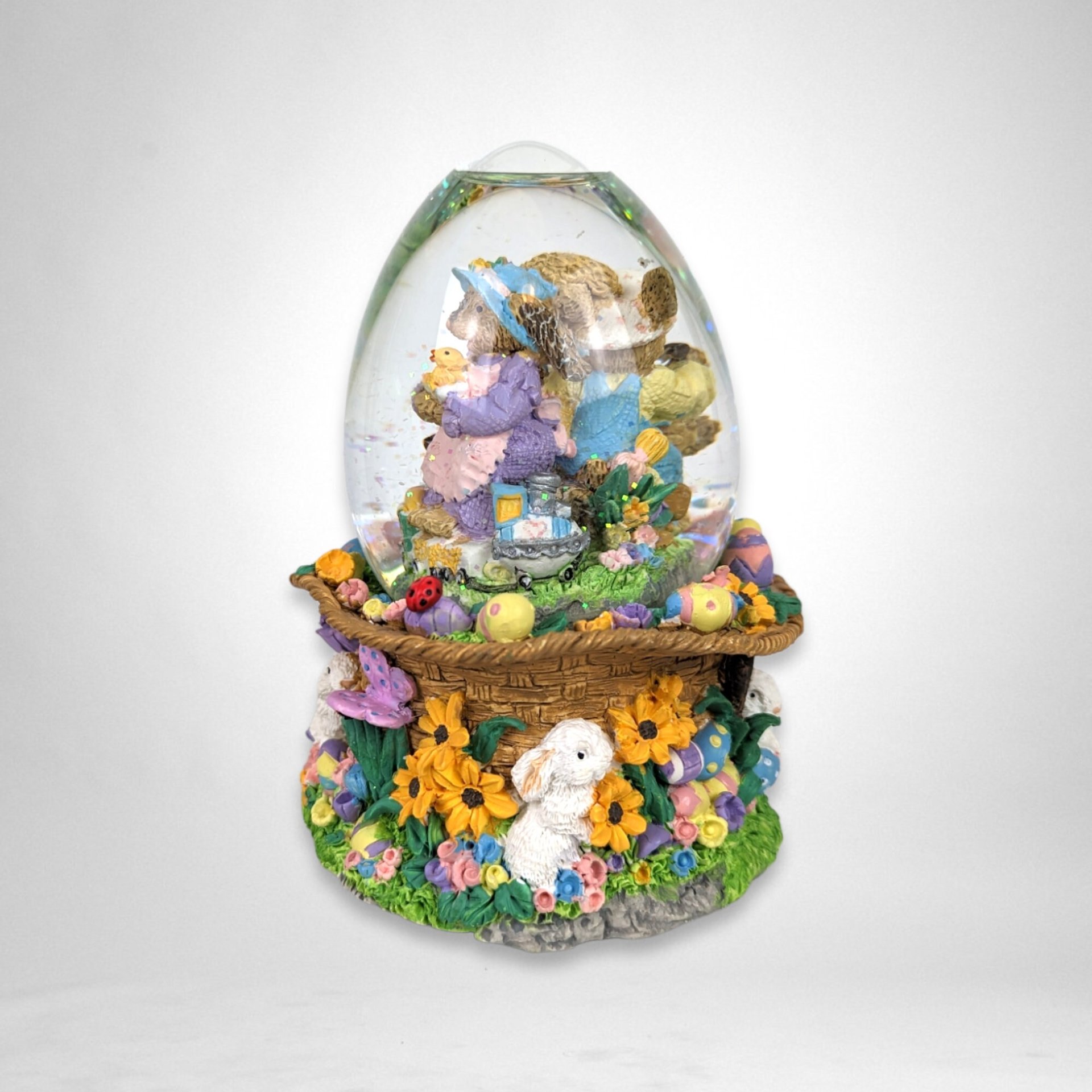 Easter Spring Musical Water Globe