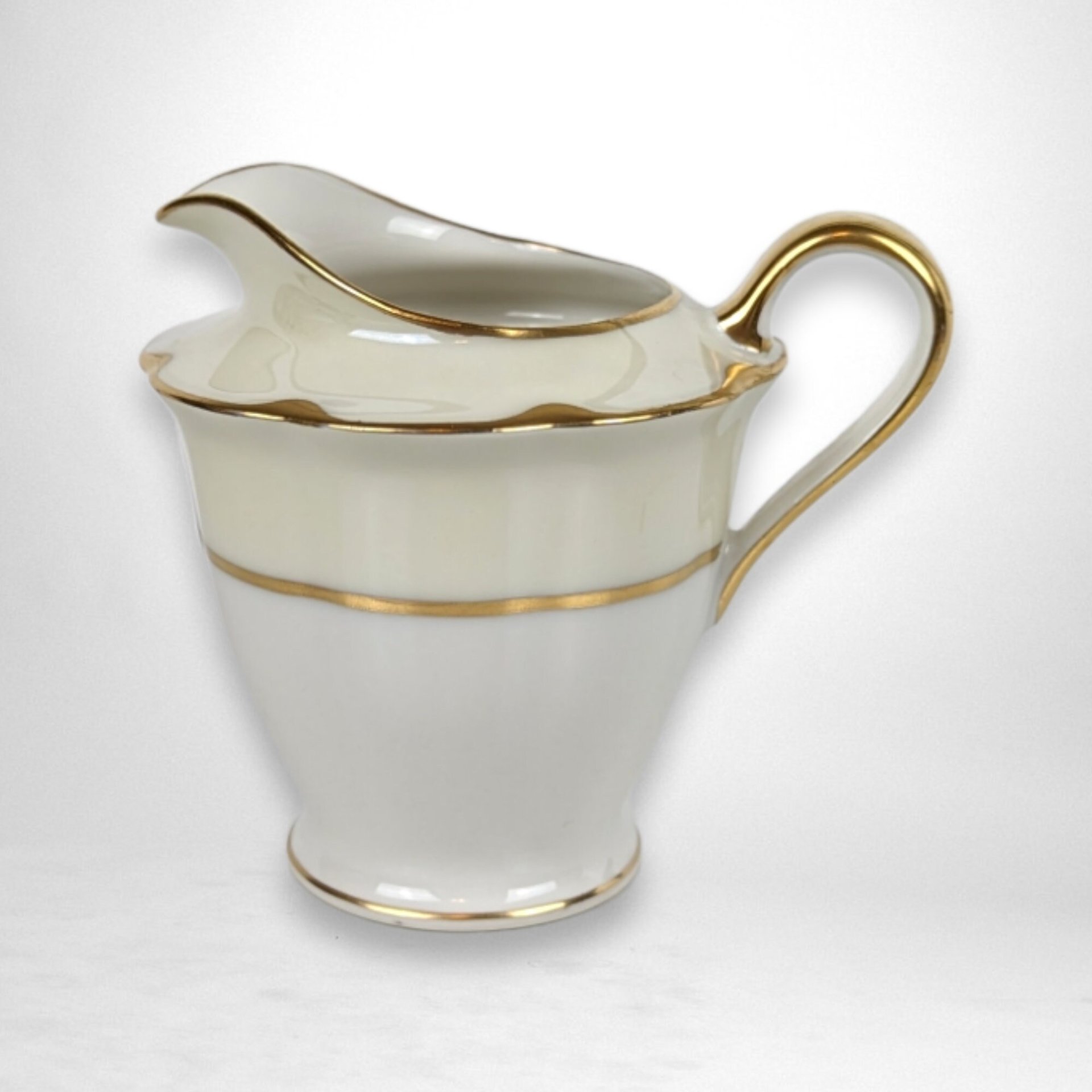 Haviland Limoges Ivory Sugar Bowl and Creamer Set