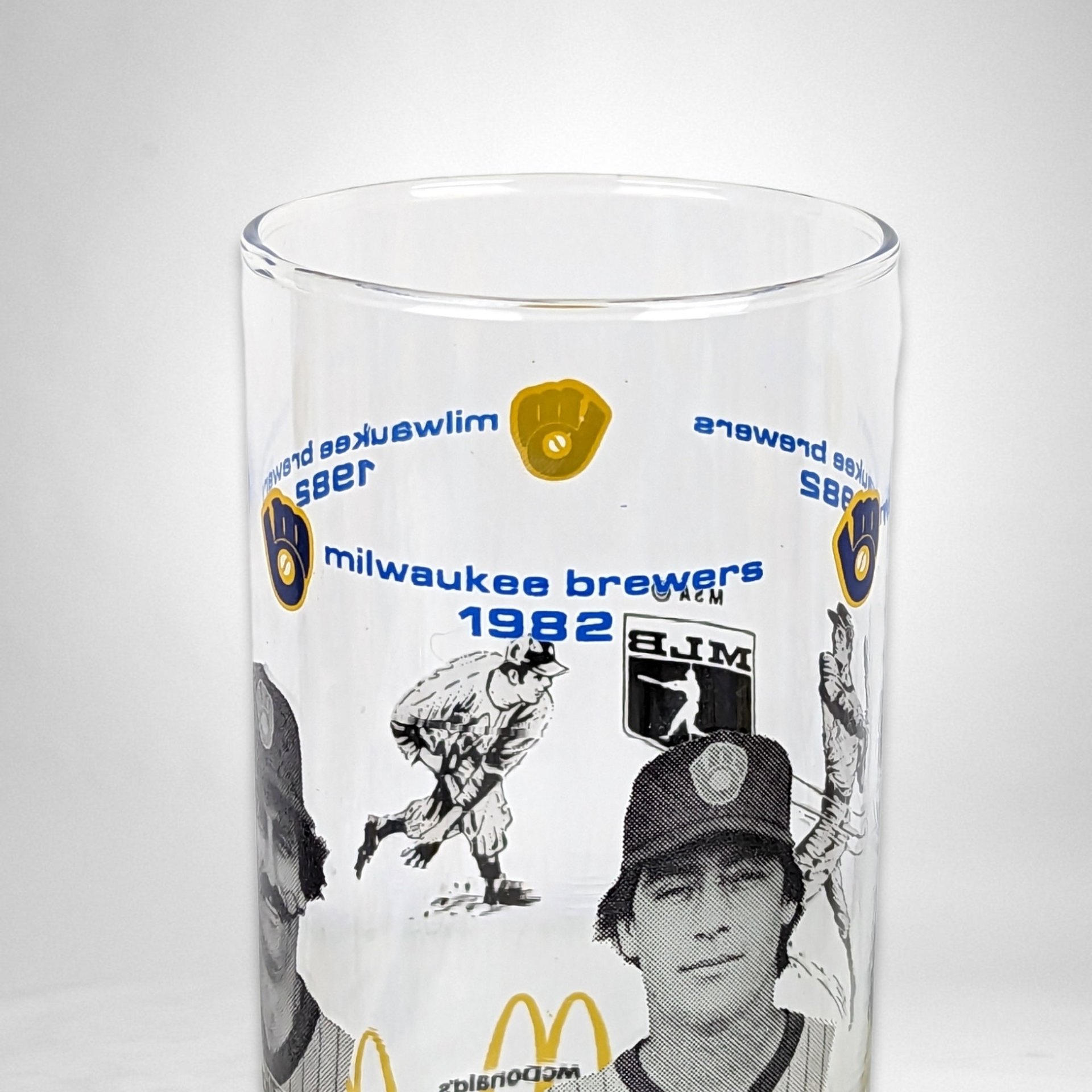 1982 Milwaukee Brewers World Series Drinking Glass