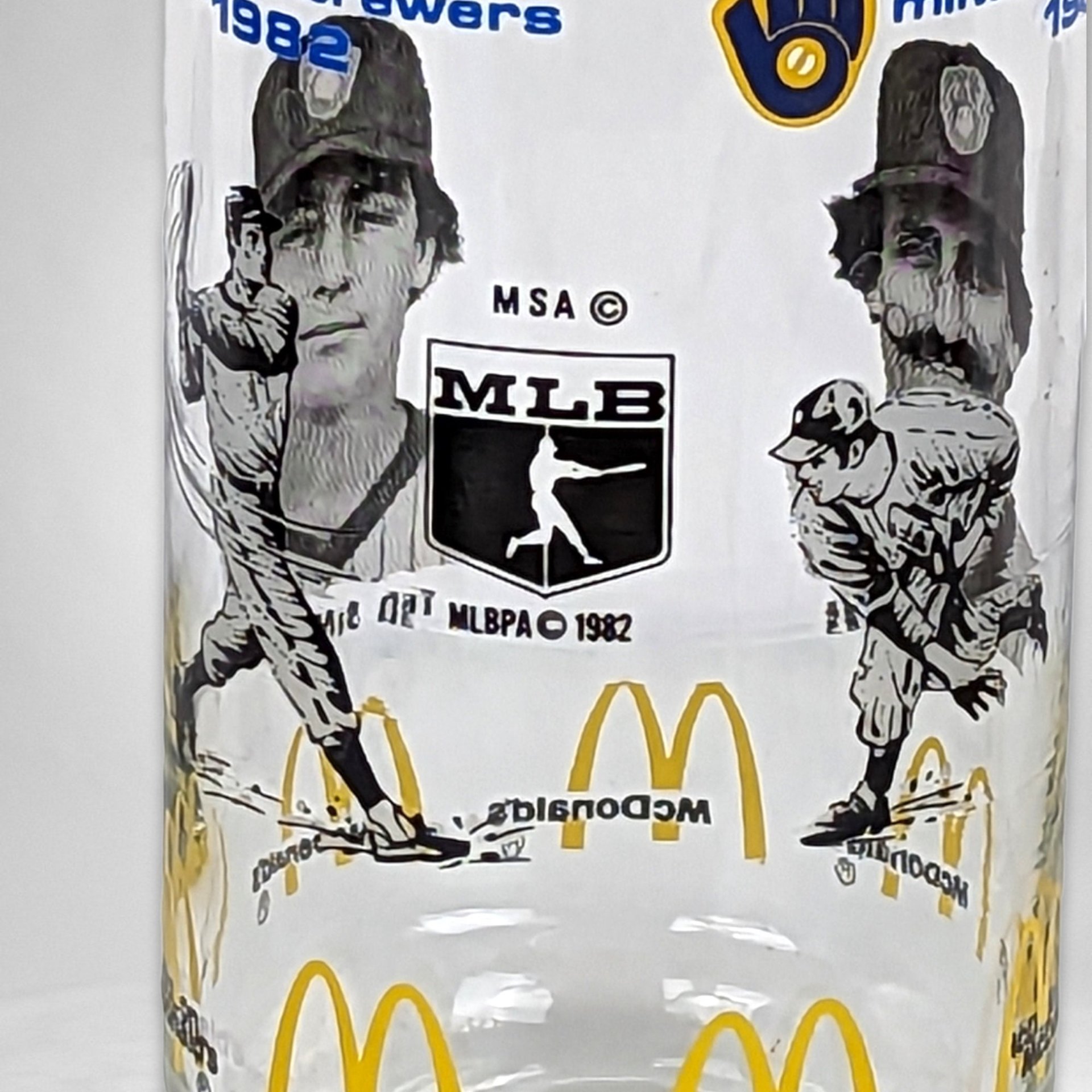 1982 Milwaukee Brewers World Series Drinking Glass