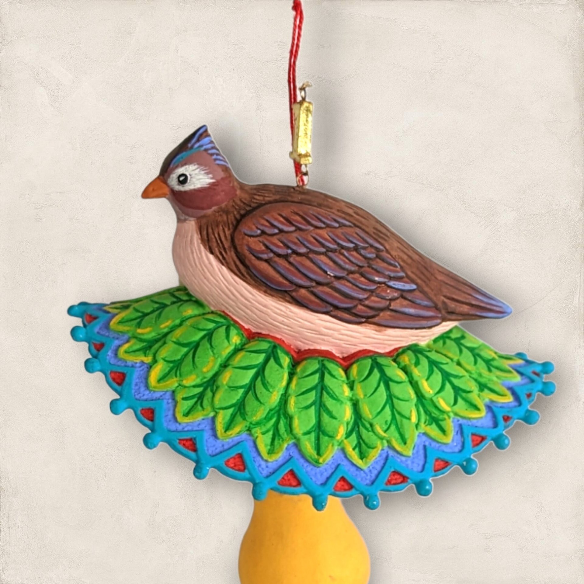 Vintage Dept. 56 12 Days of Christmas Partridge in a Pear Tree Ornament: Holiday Nostalgia