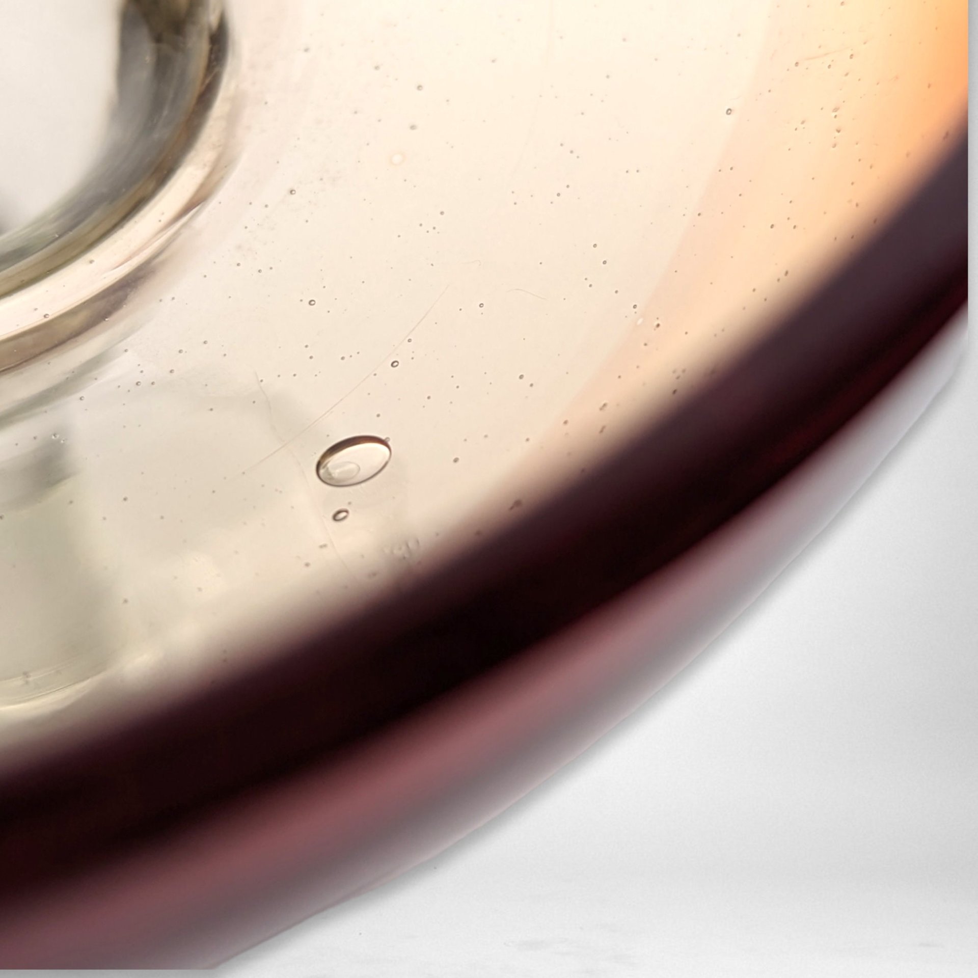 Amberina Sunset Margarita Glass