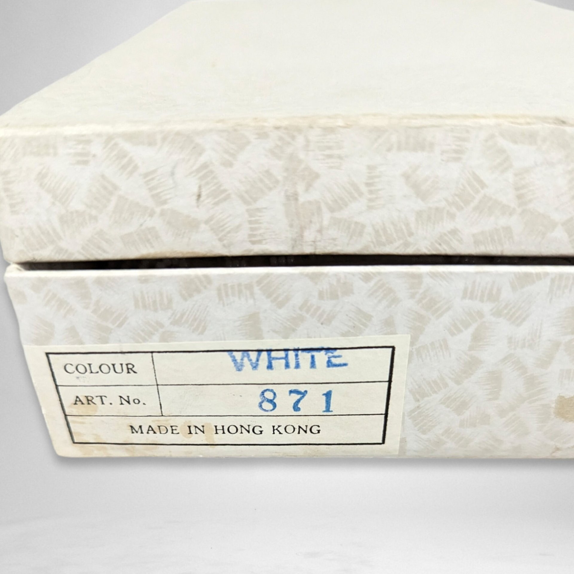 Vintage White Beaded Clutch