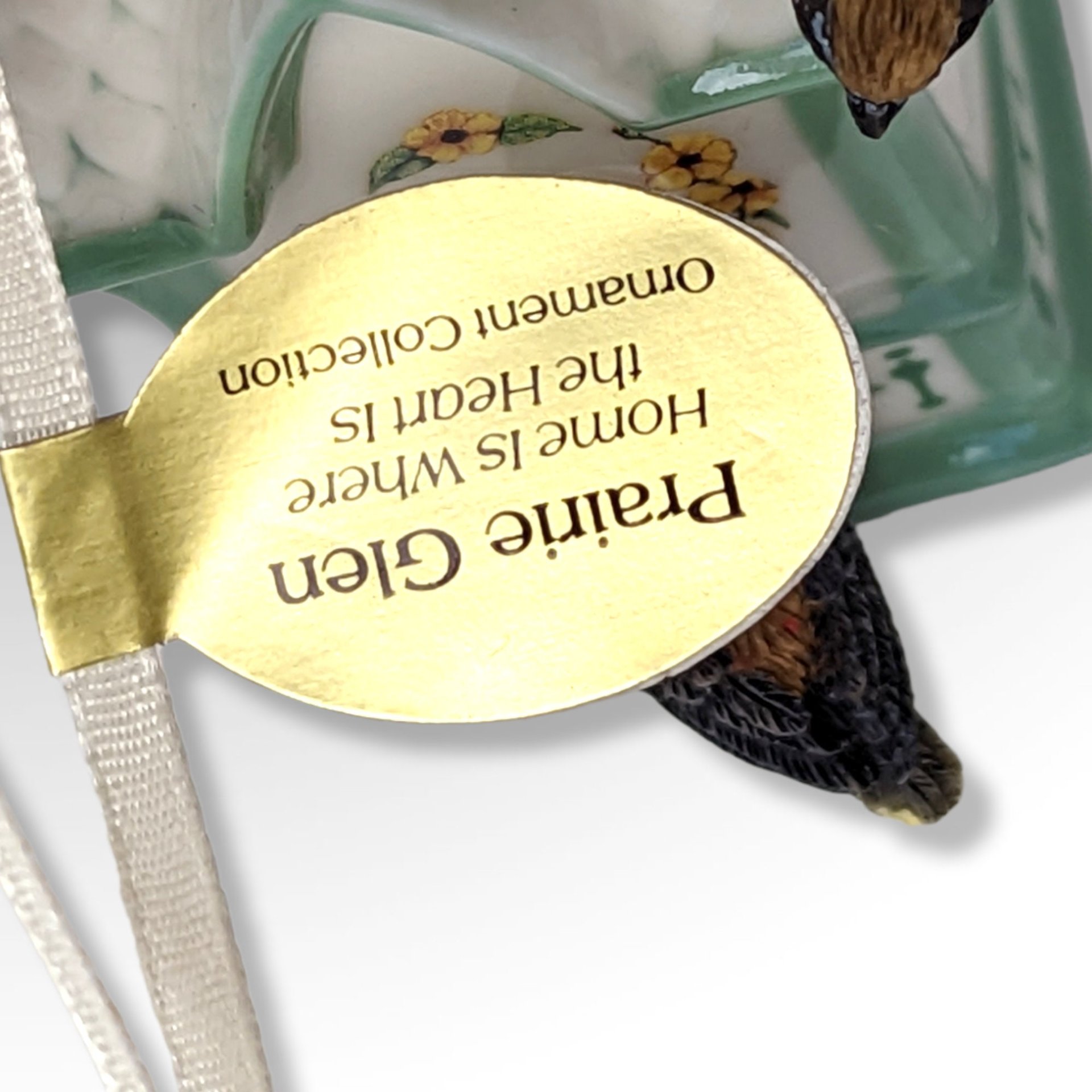 2000 Bradford Exchange Porcelain Birdhouse Ornament, Your Choice