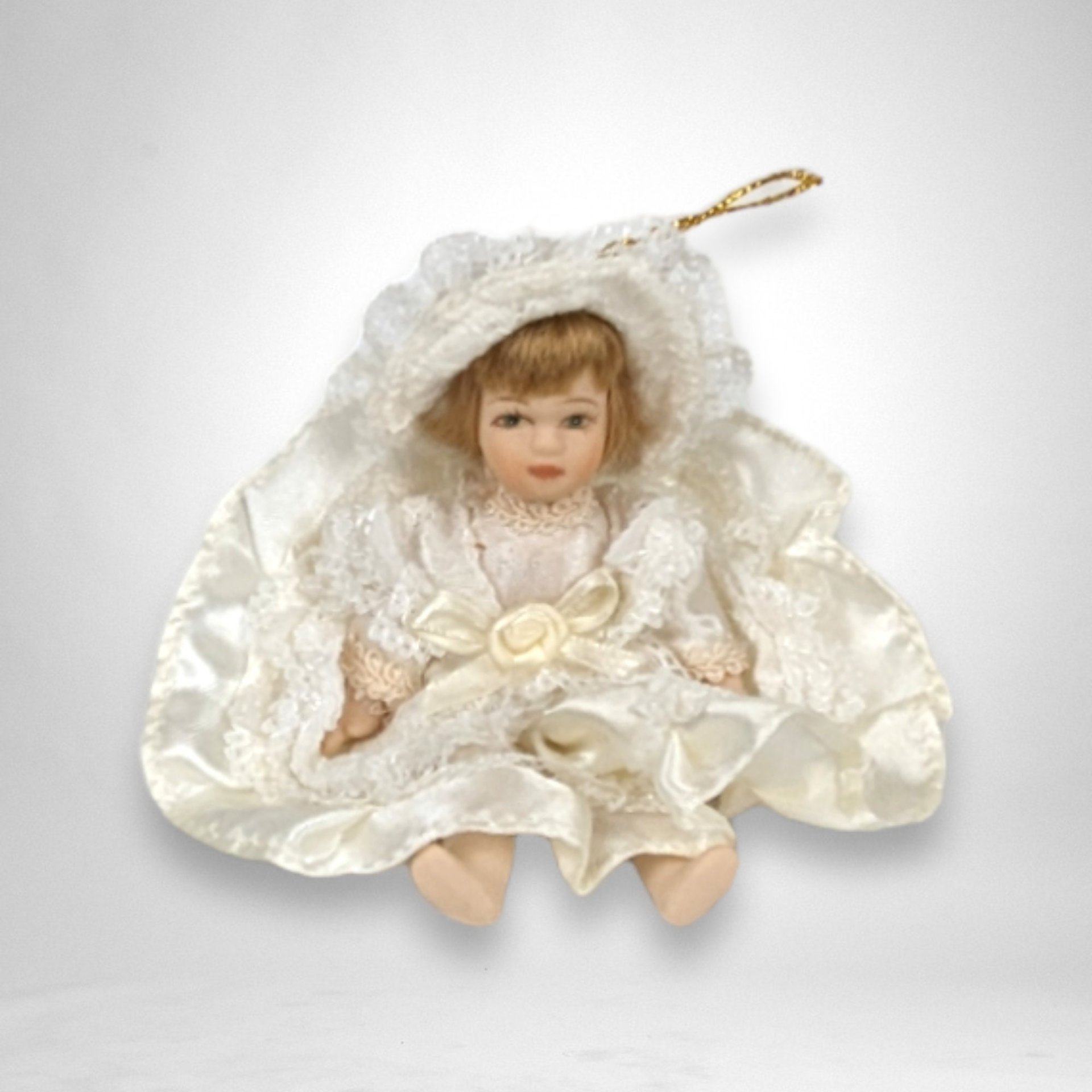 Charming Vintage Porcelain Girl Dolls - Set of 4 (5" Each) or 16 (2.5" Each) - Your Choice