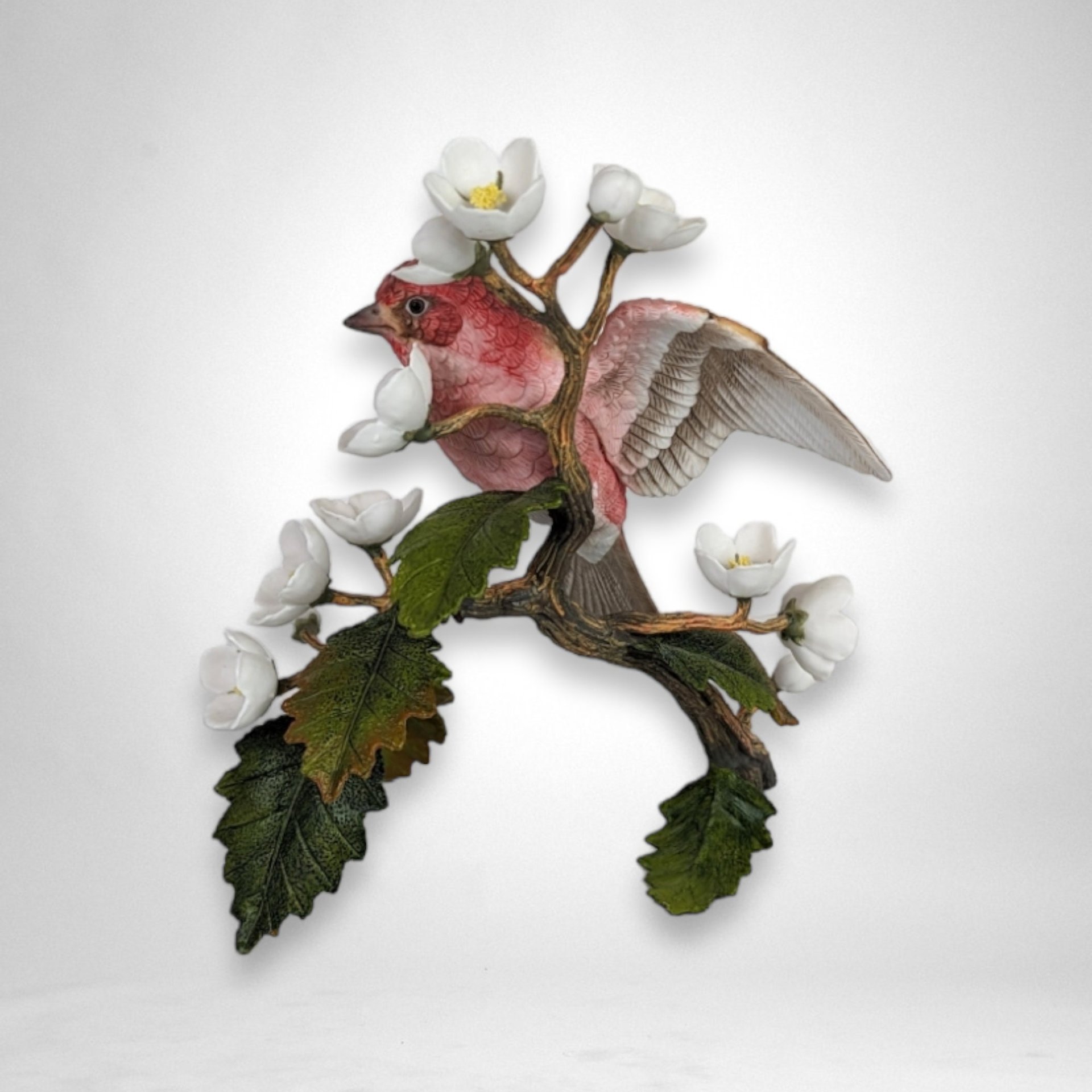 Vintage Purple Bird Figurine