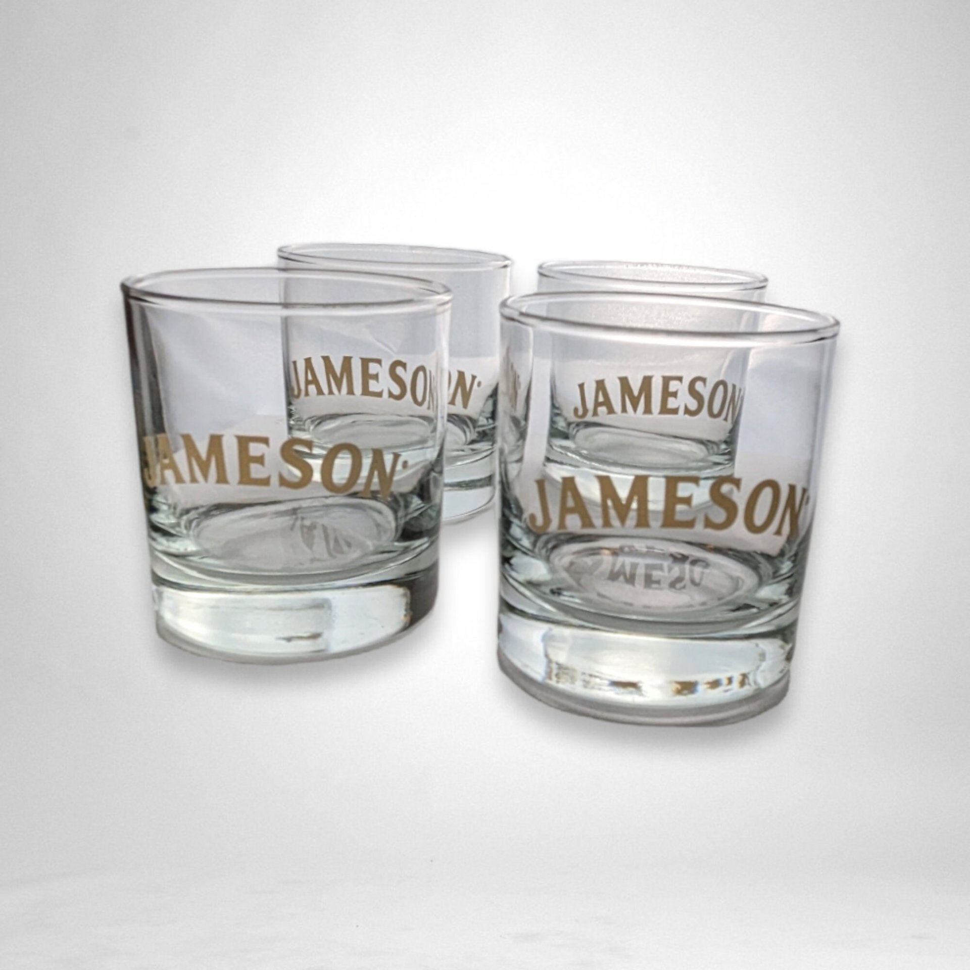 Set of 4 Jameson Irish Whiskey Glasses – Raise the Toast in Style