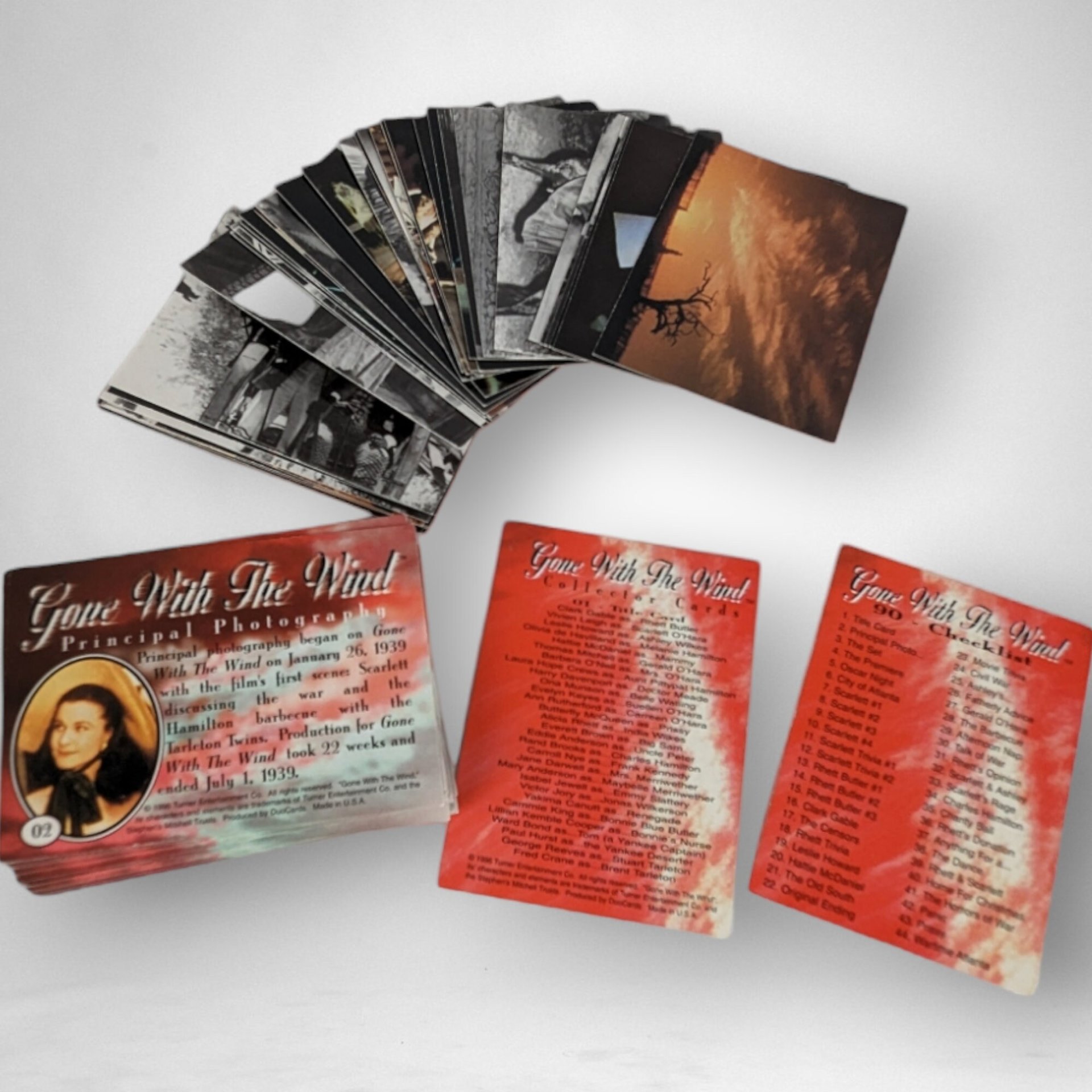 1989 Rhett Butler Gone with the Wind Tin with Collector Cards: Classic Hollywood Collectibles