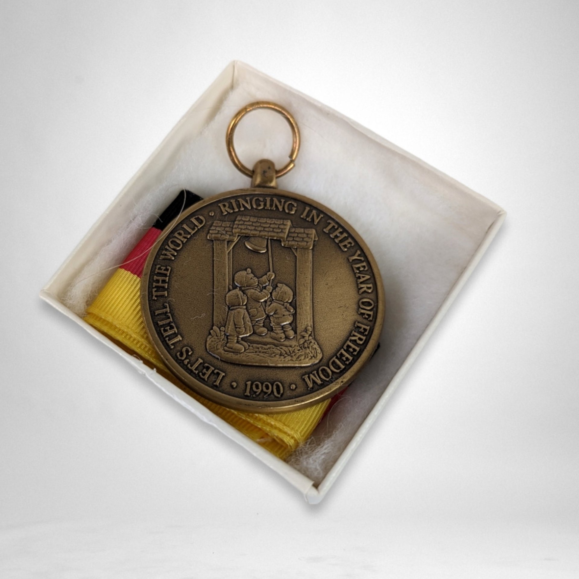 1990 M.J. Hummel "Ringing in the Year of Freedom" Medal | Century Collection |  Bronze | Hummel Collector