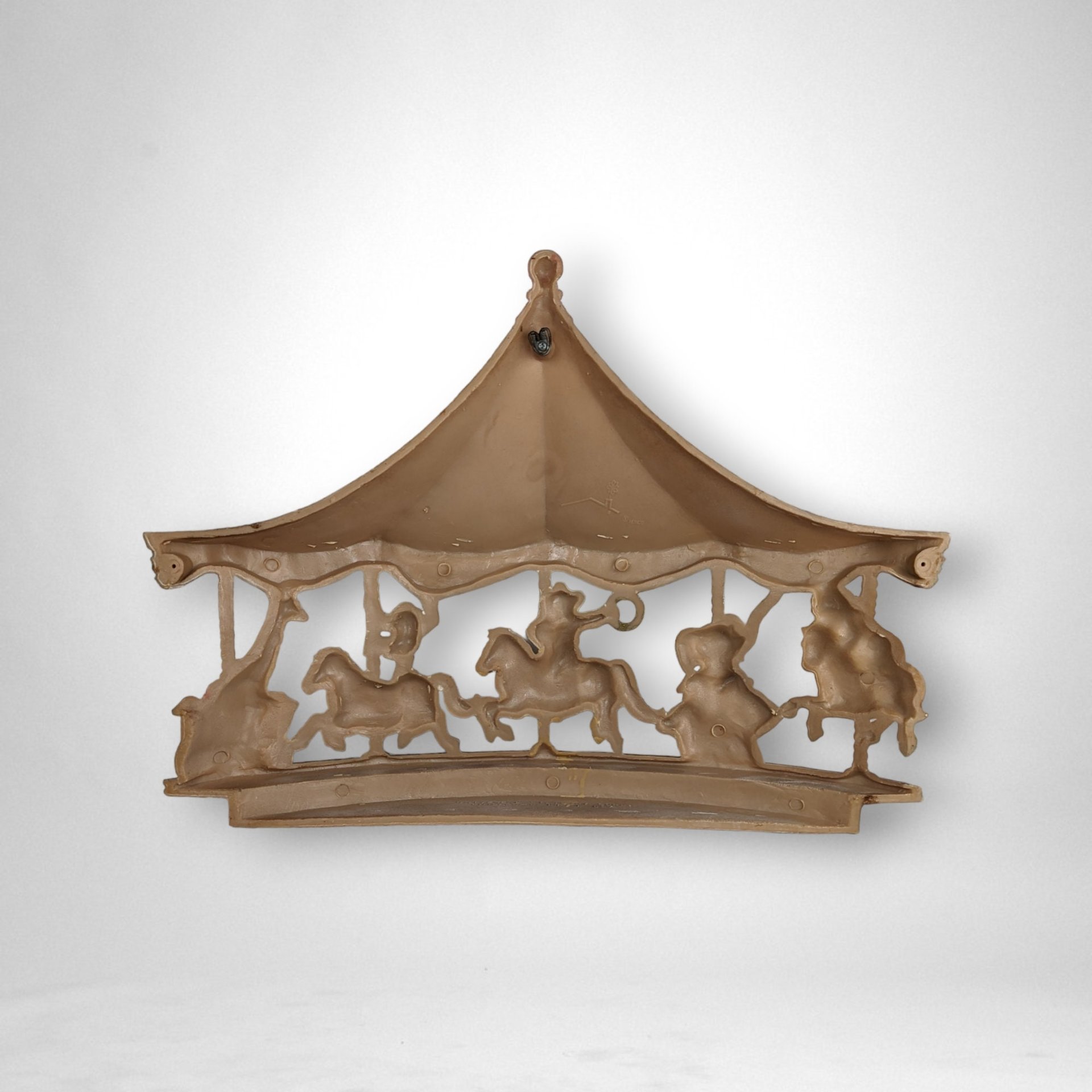 Vintage 1979 Carousel Wall Décor, Universal Statuary