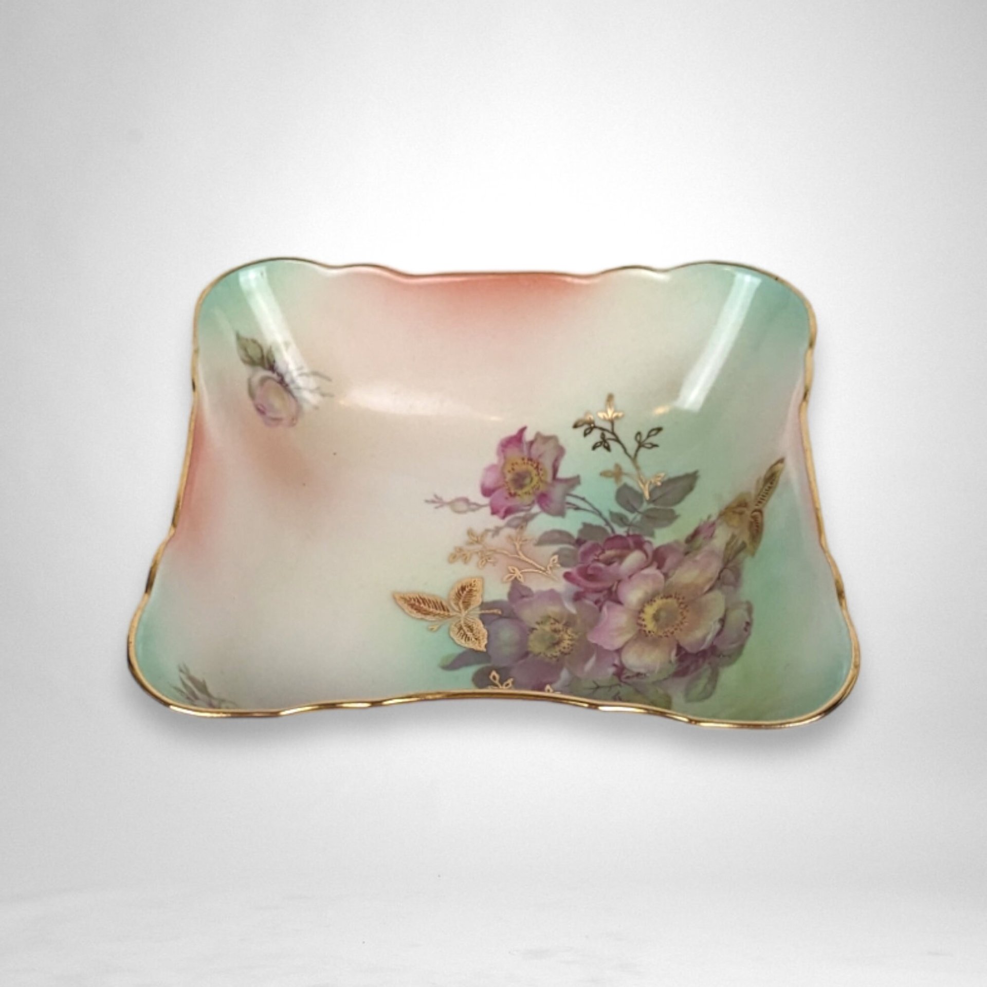 Vintage Schuman Arzberg Floral Nut/Trinket Dish