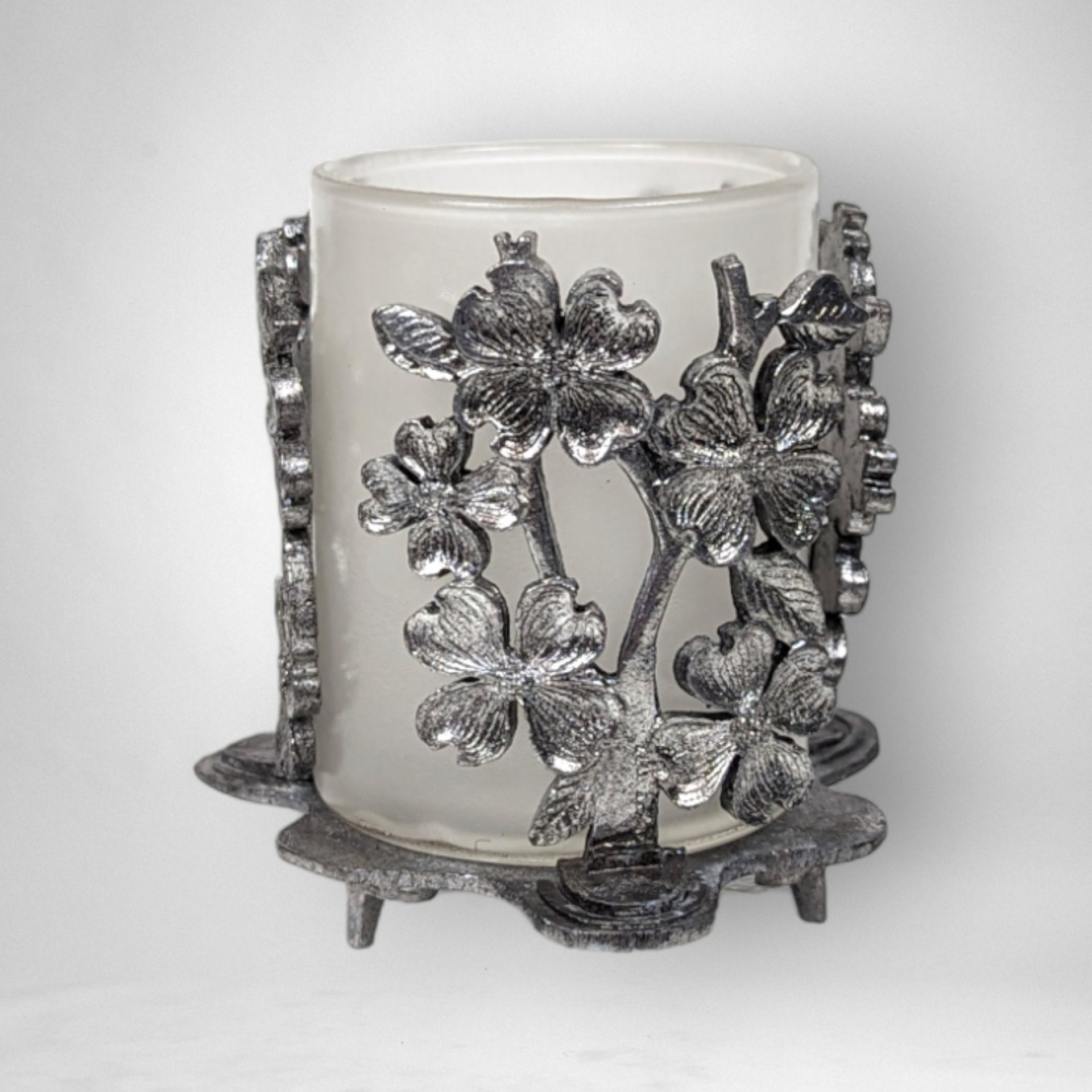 Vintage 1978 Metzke Pewter Votive Candle Holder: Timeless Elegance in Pewter