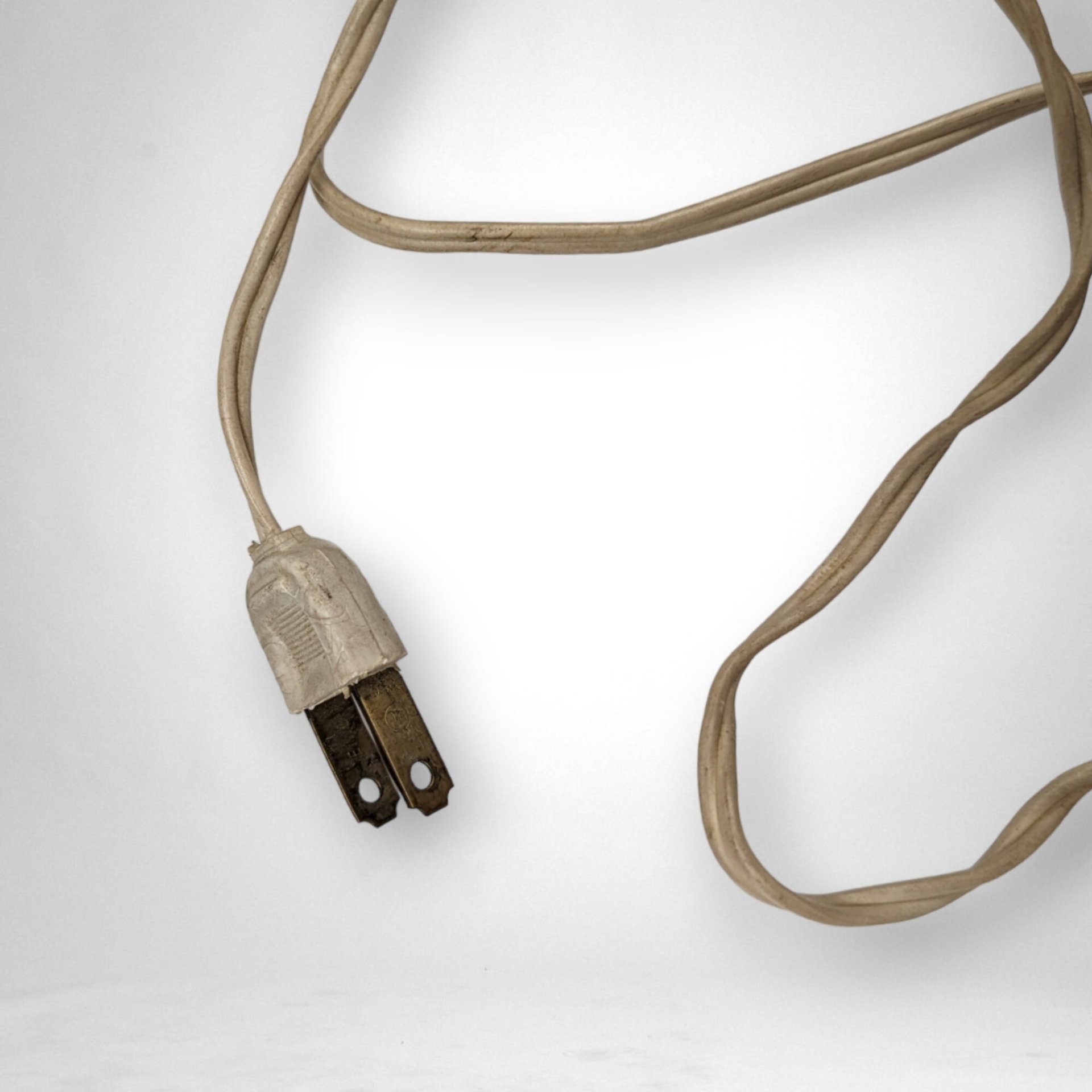 Pair of Vintage Mid Century Milk Glass Hobnail Table Lamps - Shades Not Included