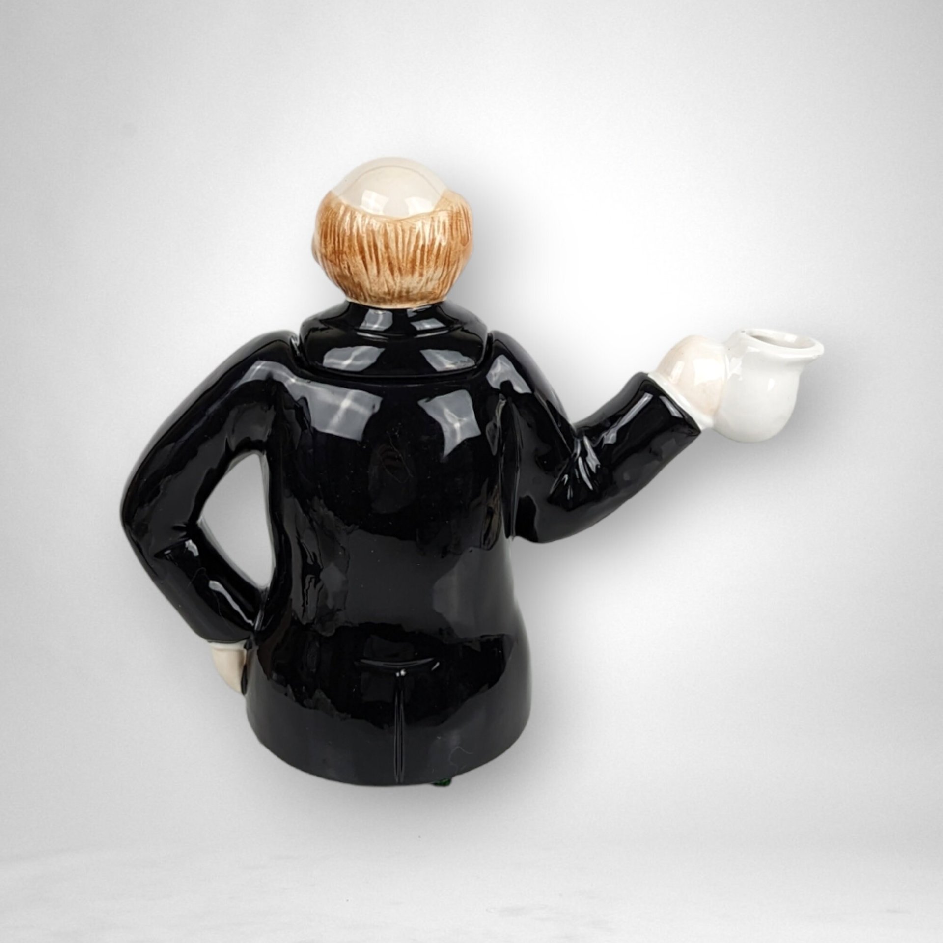 1992 Bombay Butler/Waiter Decorative Ceramic Teapot