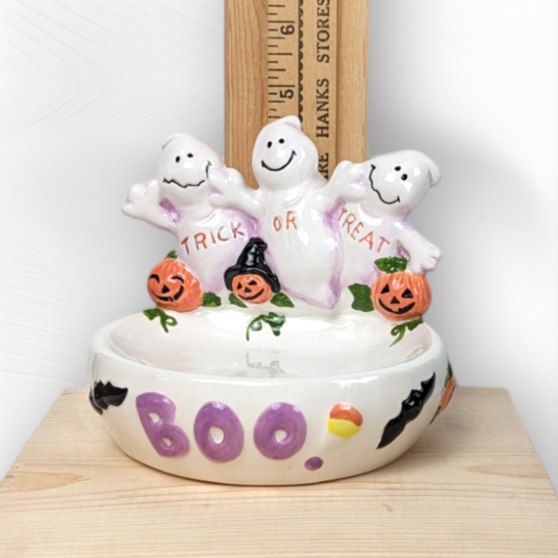 1999 GAC Trick or Treat Ceramic Candy Dish