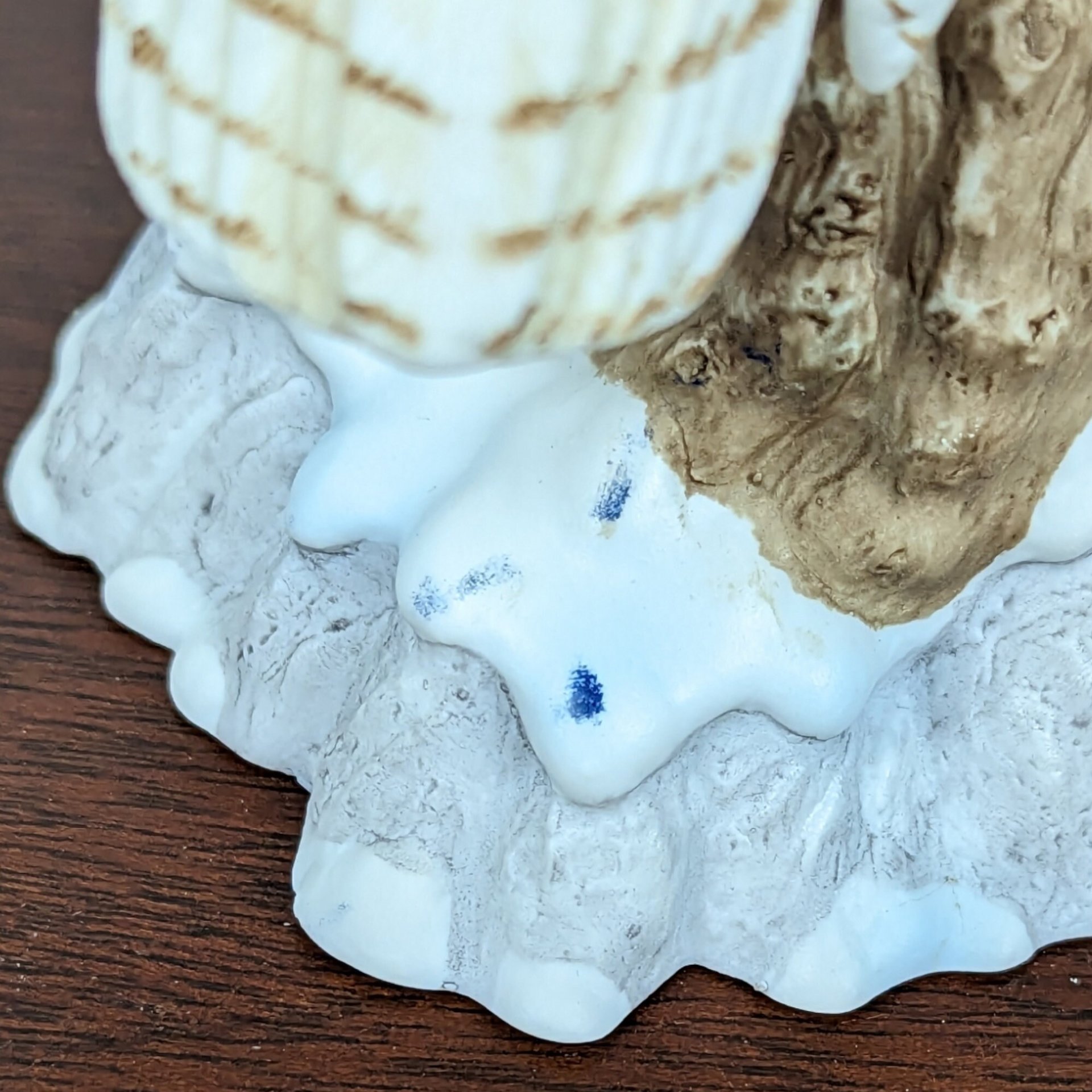 1991 National Audubon Snowy Owl Figurine