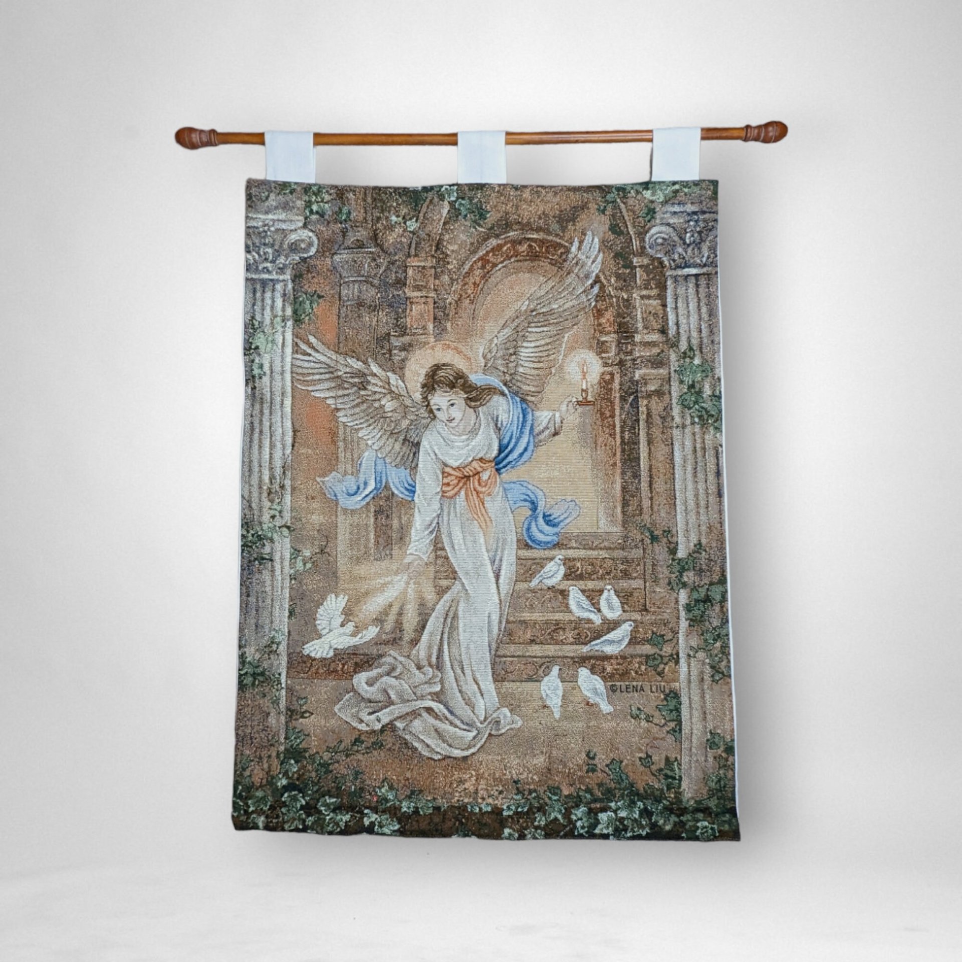 Lena Liu Angel of Light Wall Hanging Tapestry