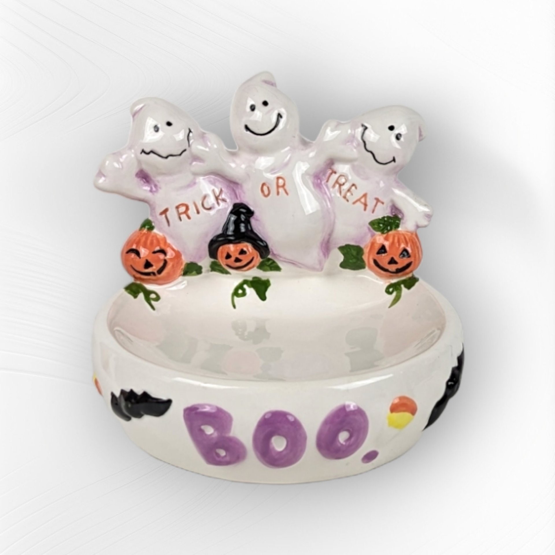 1999 GAC Trick or Treat Ceramic Candy Dish