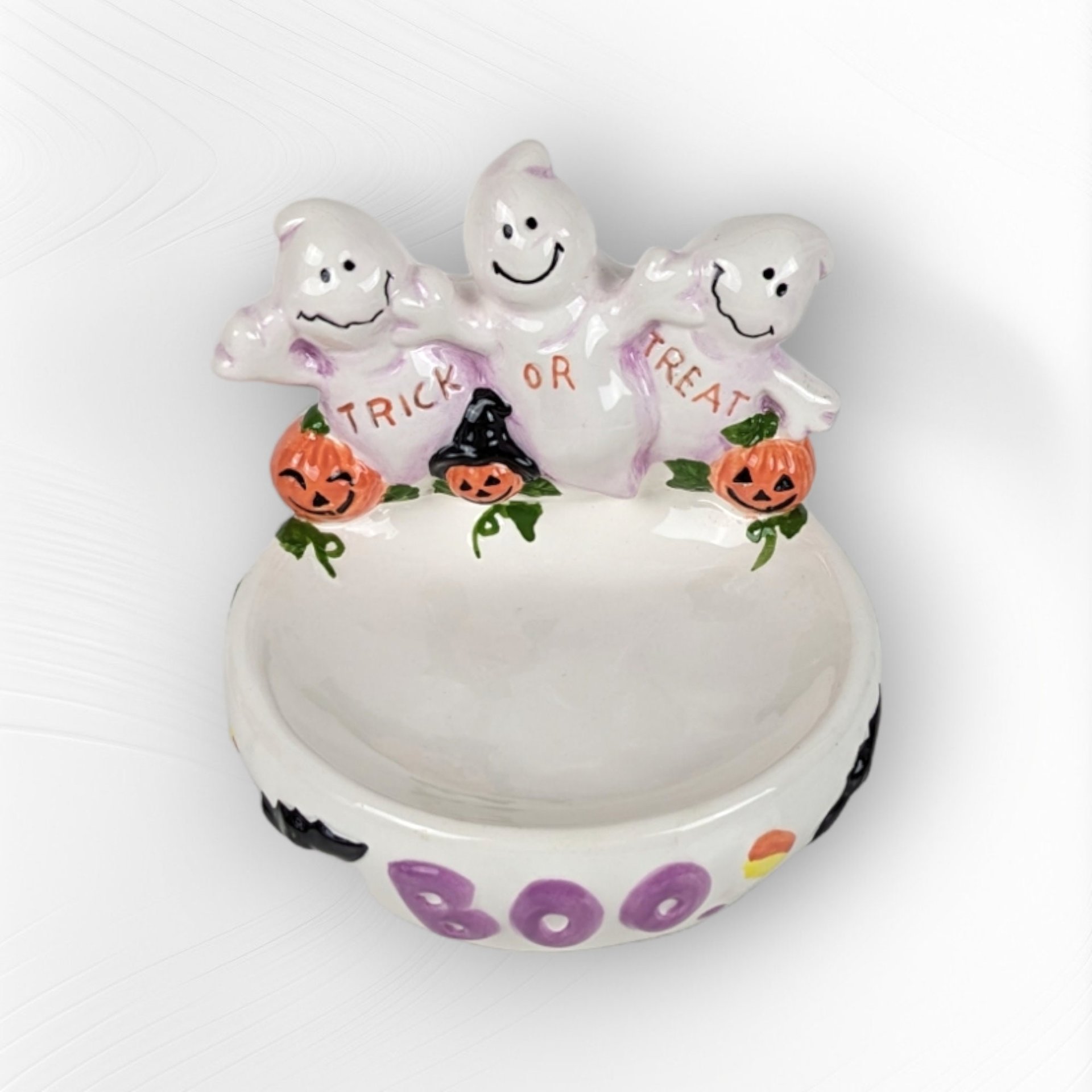 1999 GAC Trick or Treat Ceramic Candy Dish