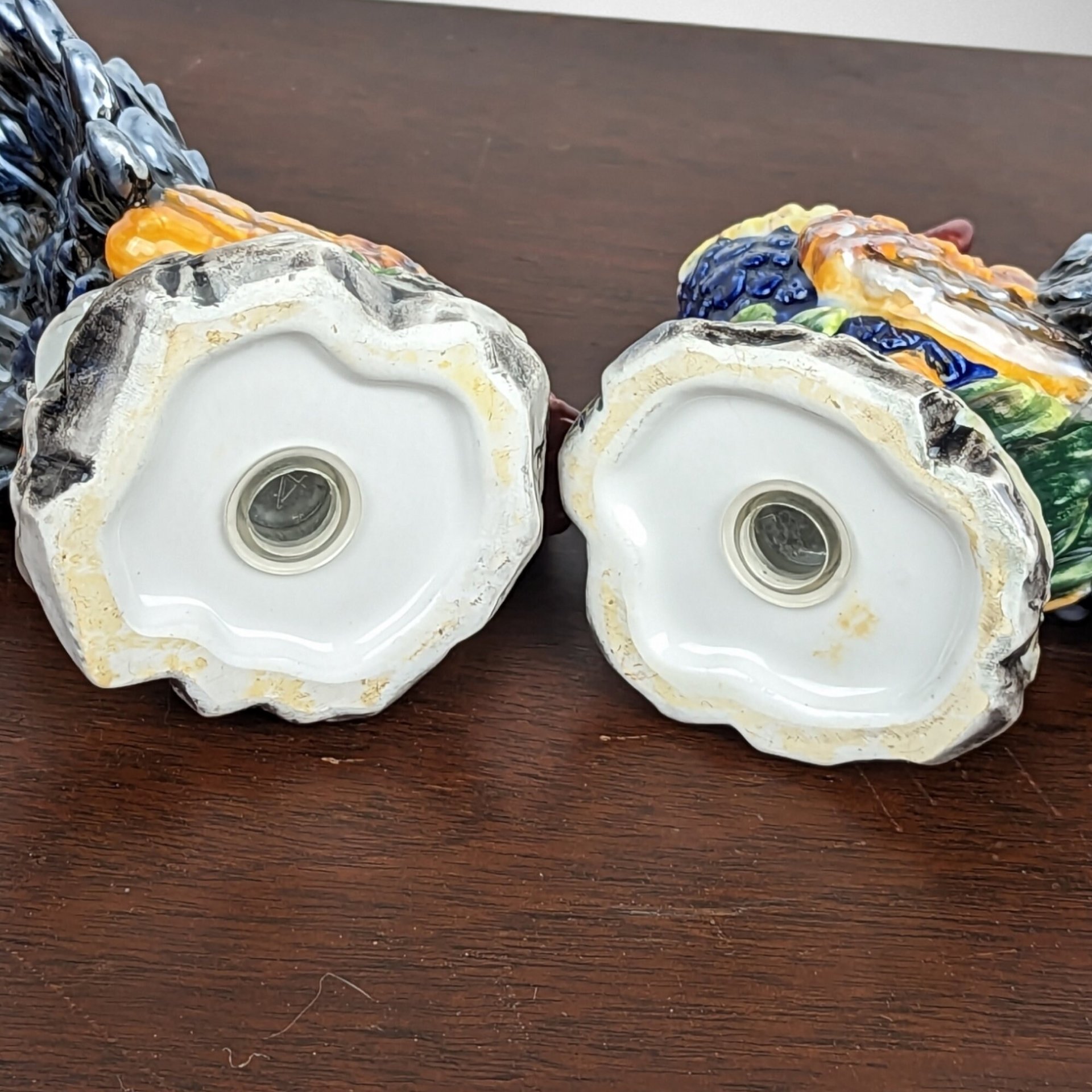 Vintage Ceramic Rooster Salt and Pepper Shakers