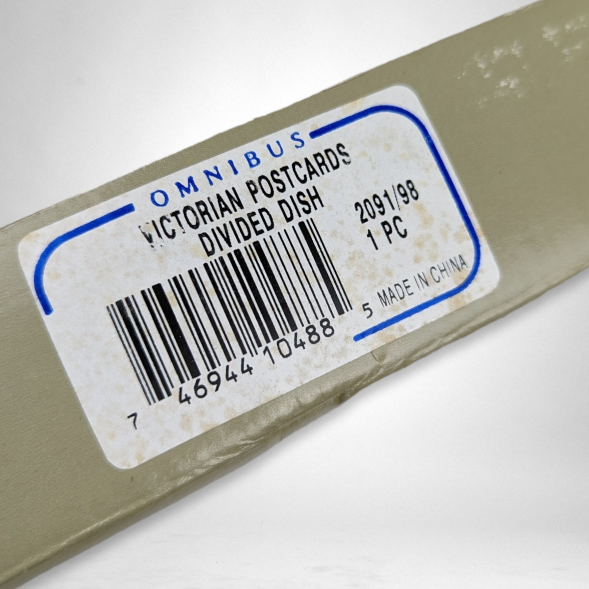 Fitz and Floyd Omnibus Victorian Postcards Fan Tray