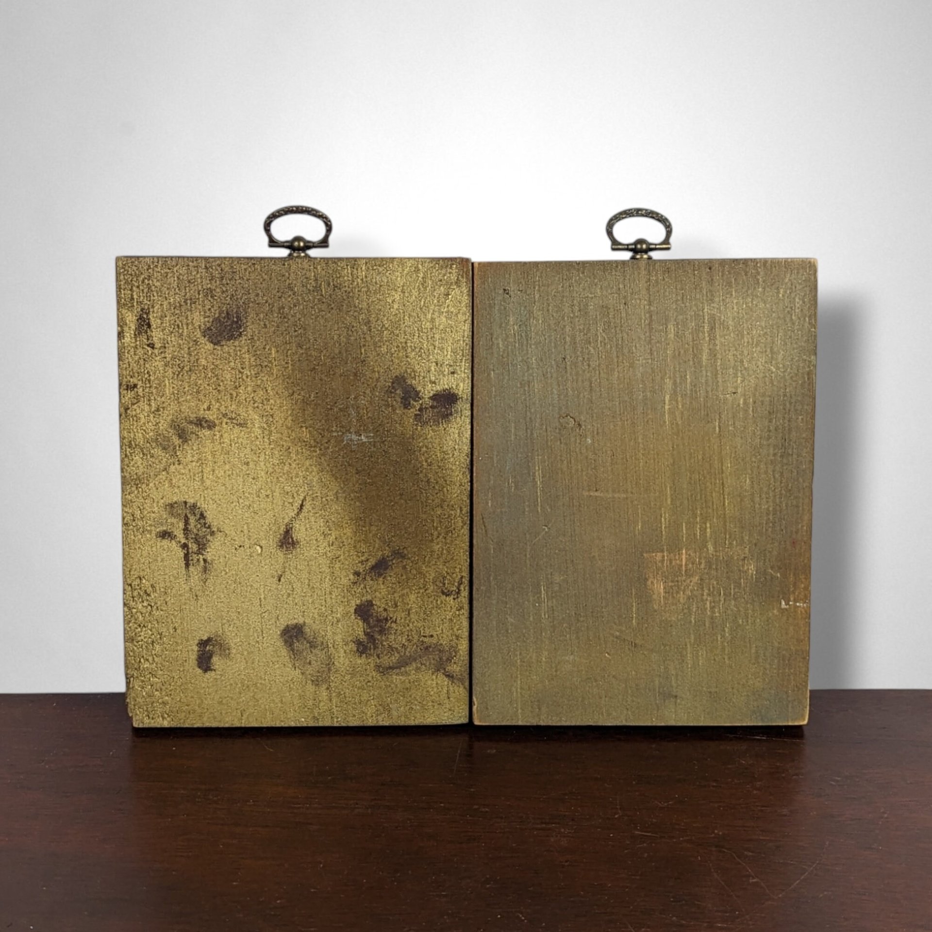Pair of Vintage Hummel Prints on Wood, Your Choice