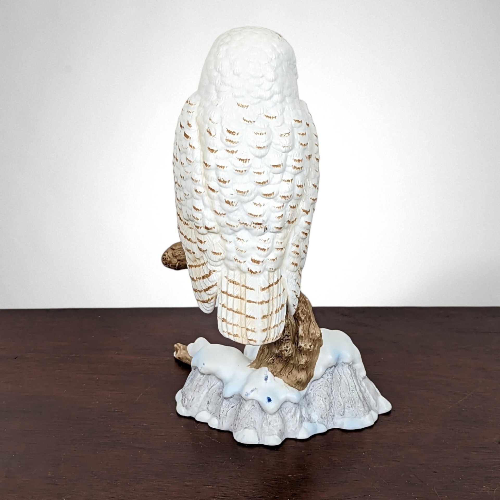 1991 National Audubon Snowy Owl Figurine