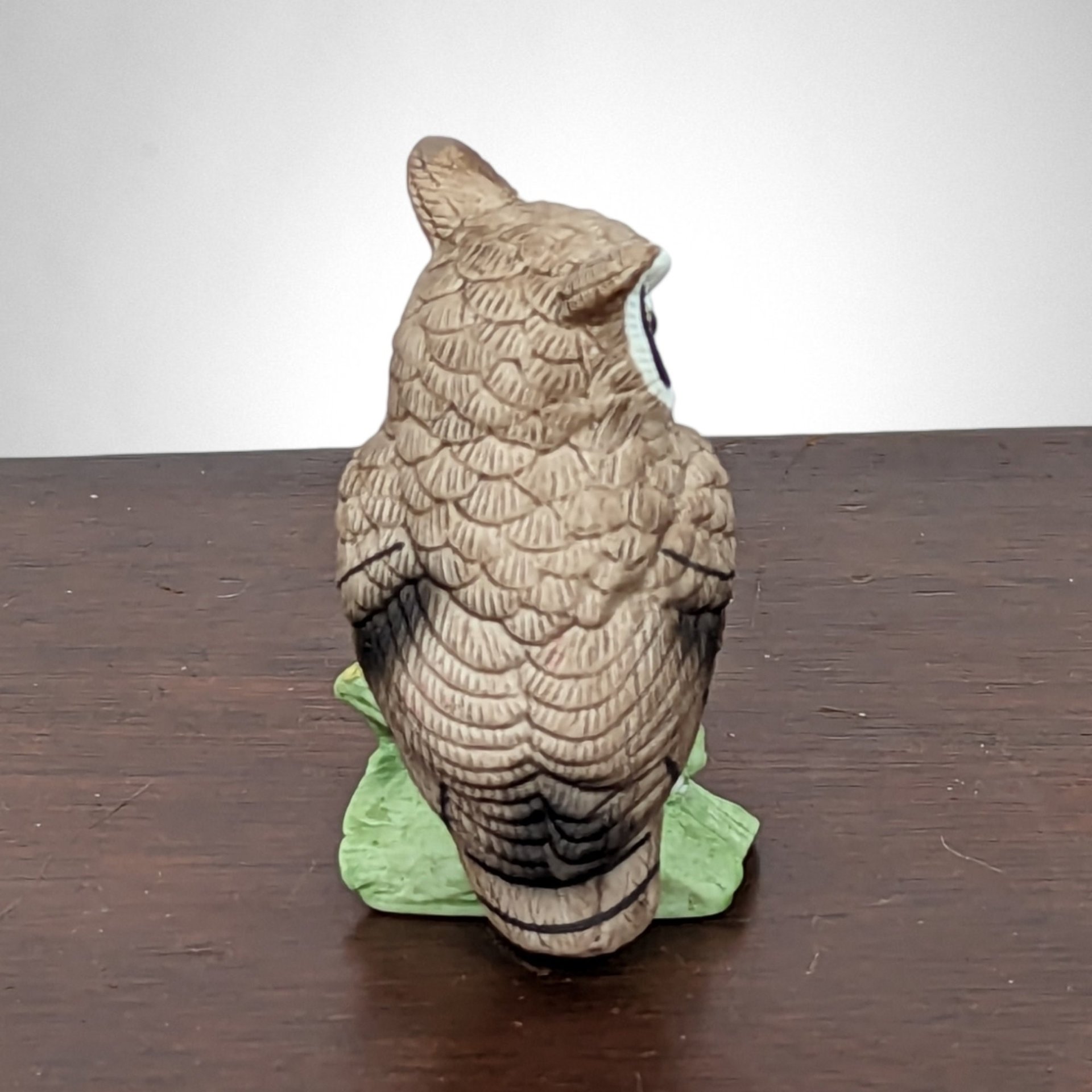 Lefton Hand-Painted Owl Figurine: Whimsical Artistry