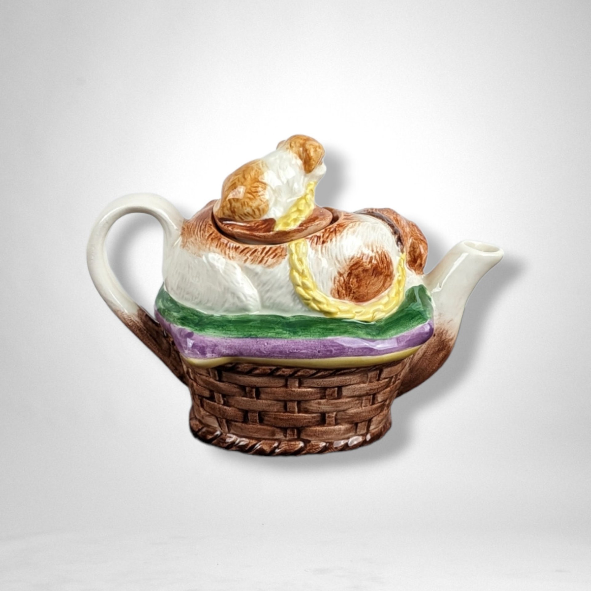 Noritake Decorative Small Teapot with Dogs